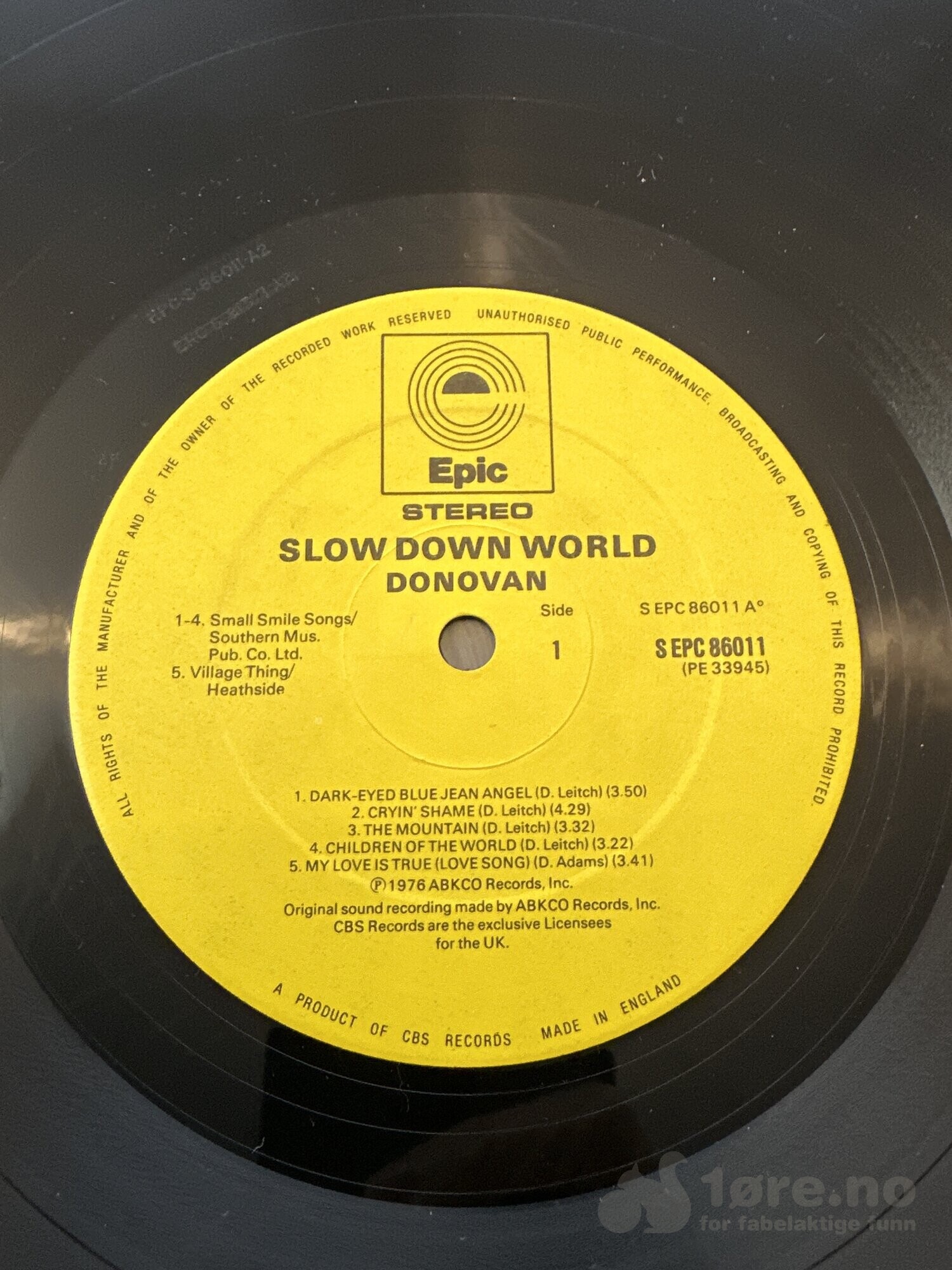 LP - Donovan - Slow Down World, bilde 3