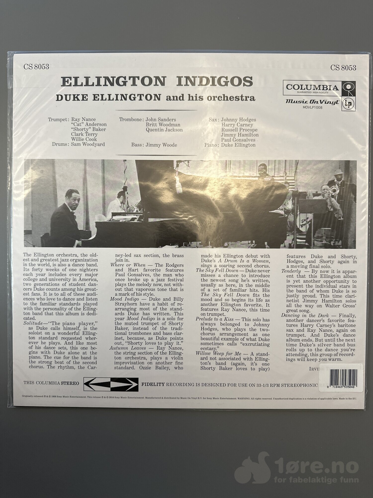 LP - Duke Ellington - Indigos, bilde 2