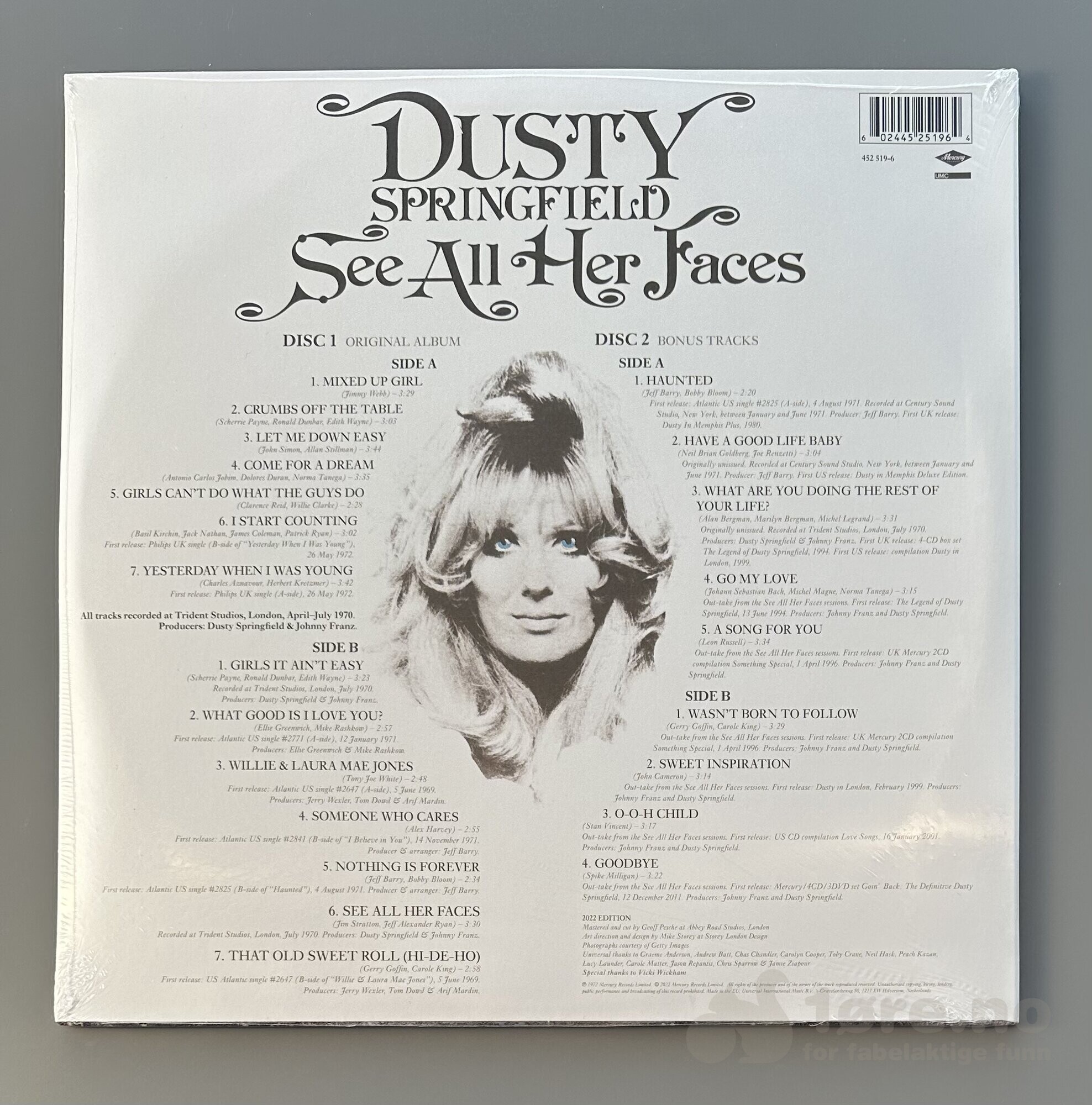 LP - Dusty Springfield - See All Her Faces, bilde 2
