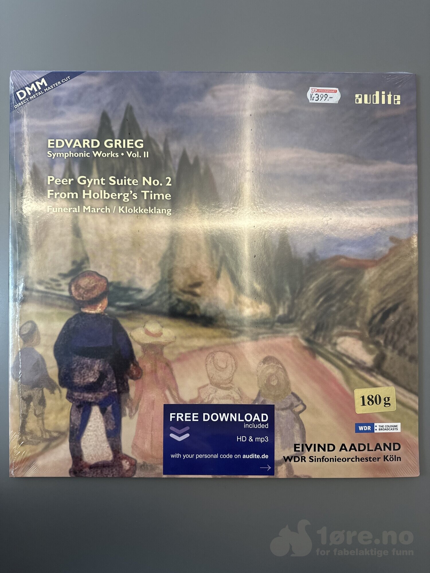 LP - Edvard Grieg - Symphonic Works. Vol 2