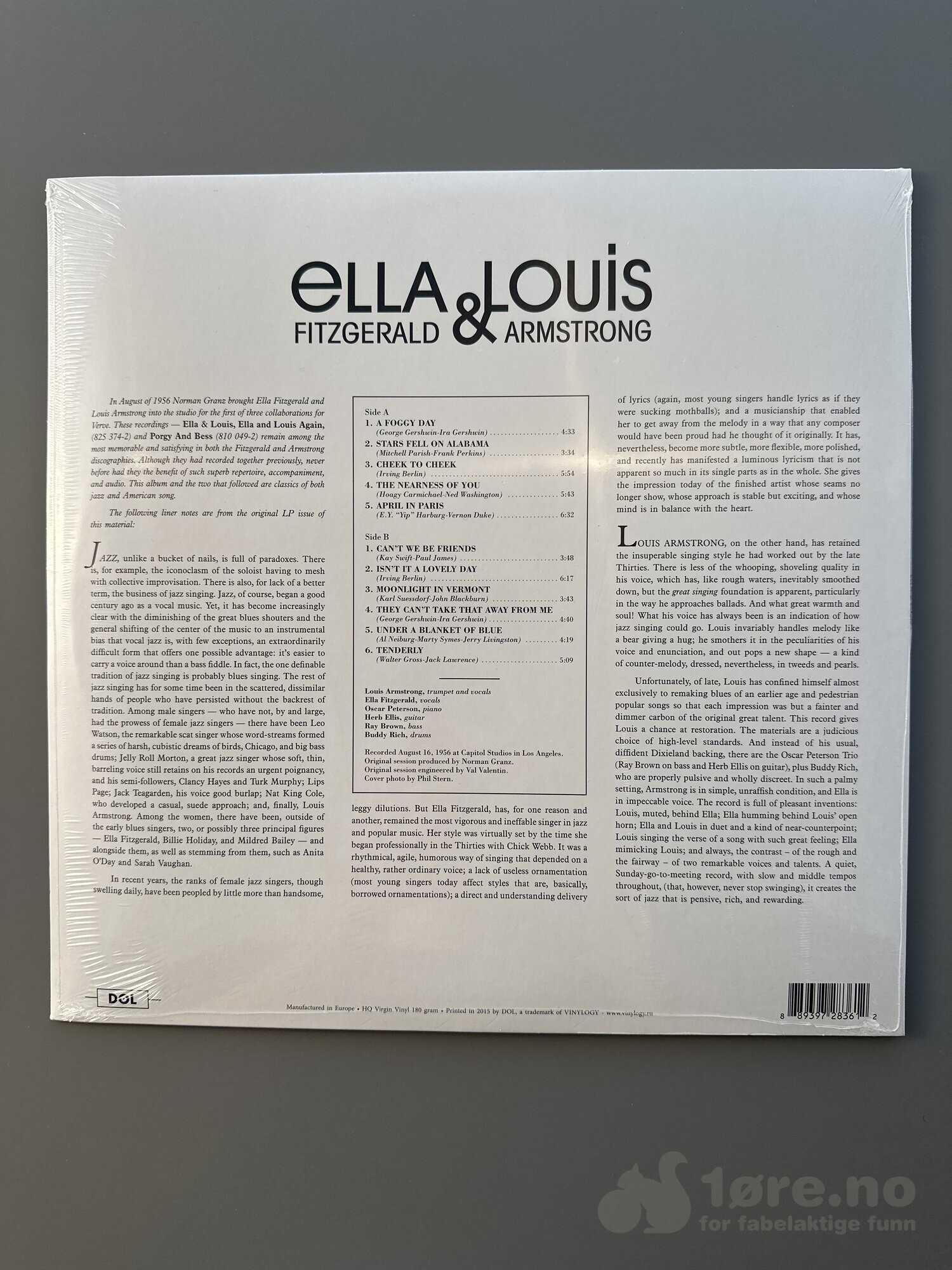 LP - Ella Fitzgerald & Louis Armstrong, bilde 2