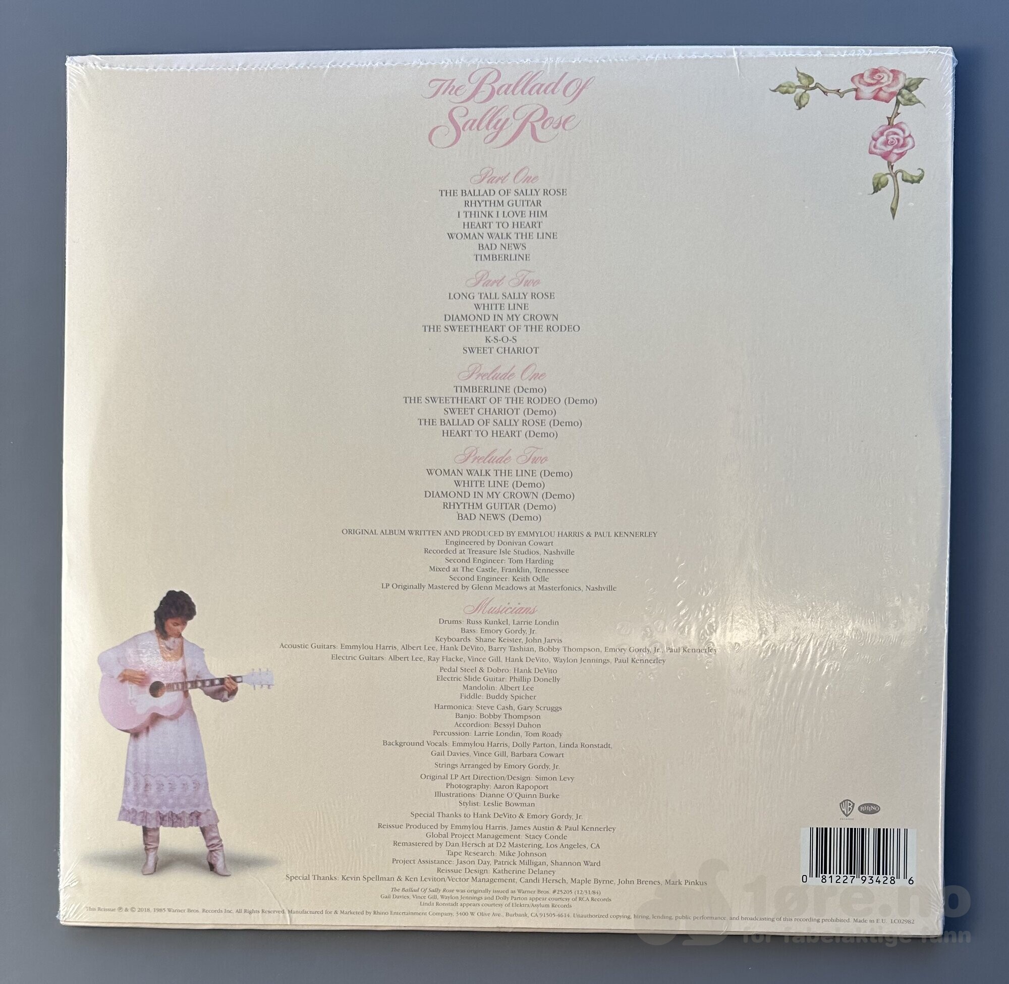 LP - Emmylou Harris - The Ballad of Sally Rose, bilde 2