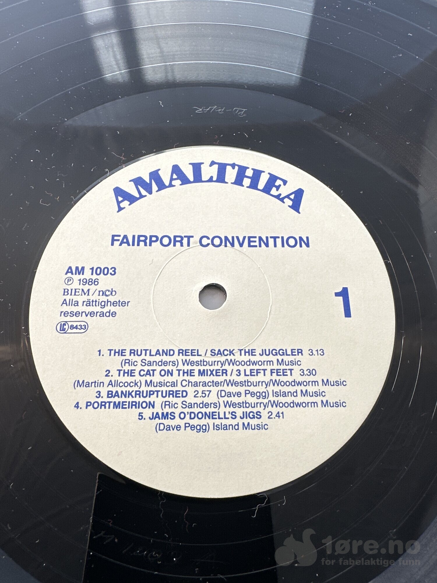 LP - Fairport Convention - Expletive delighted, bilde 3