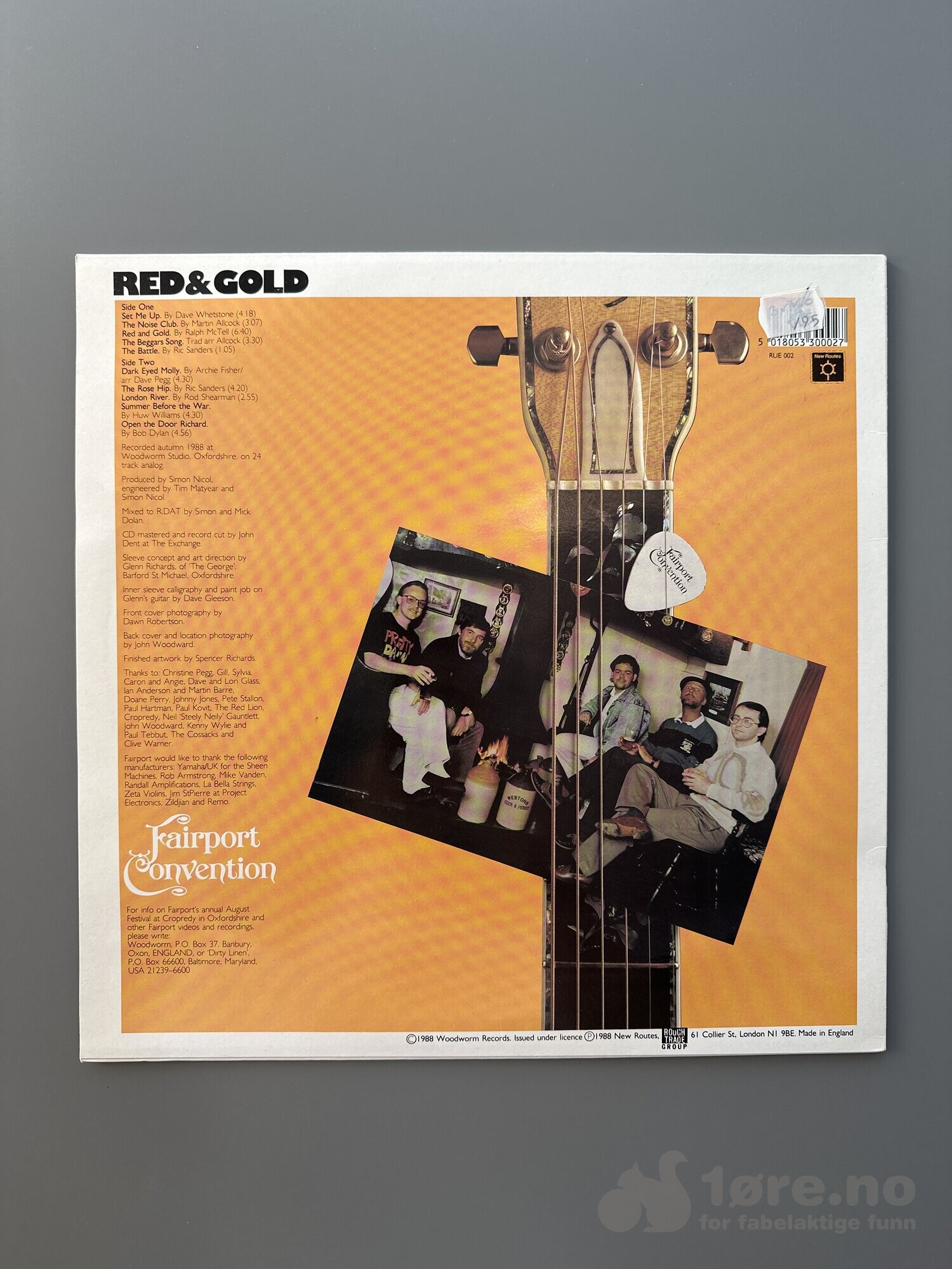 LP - Fairport Convention - Red & Gold, bilde 2
