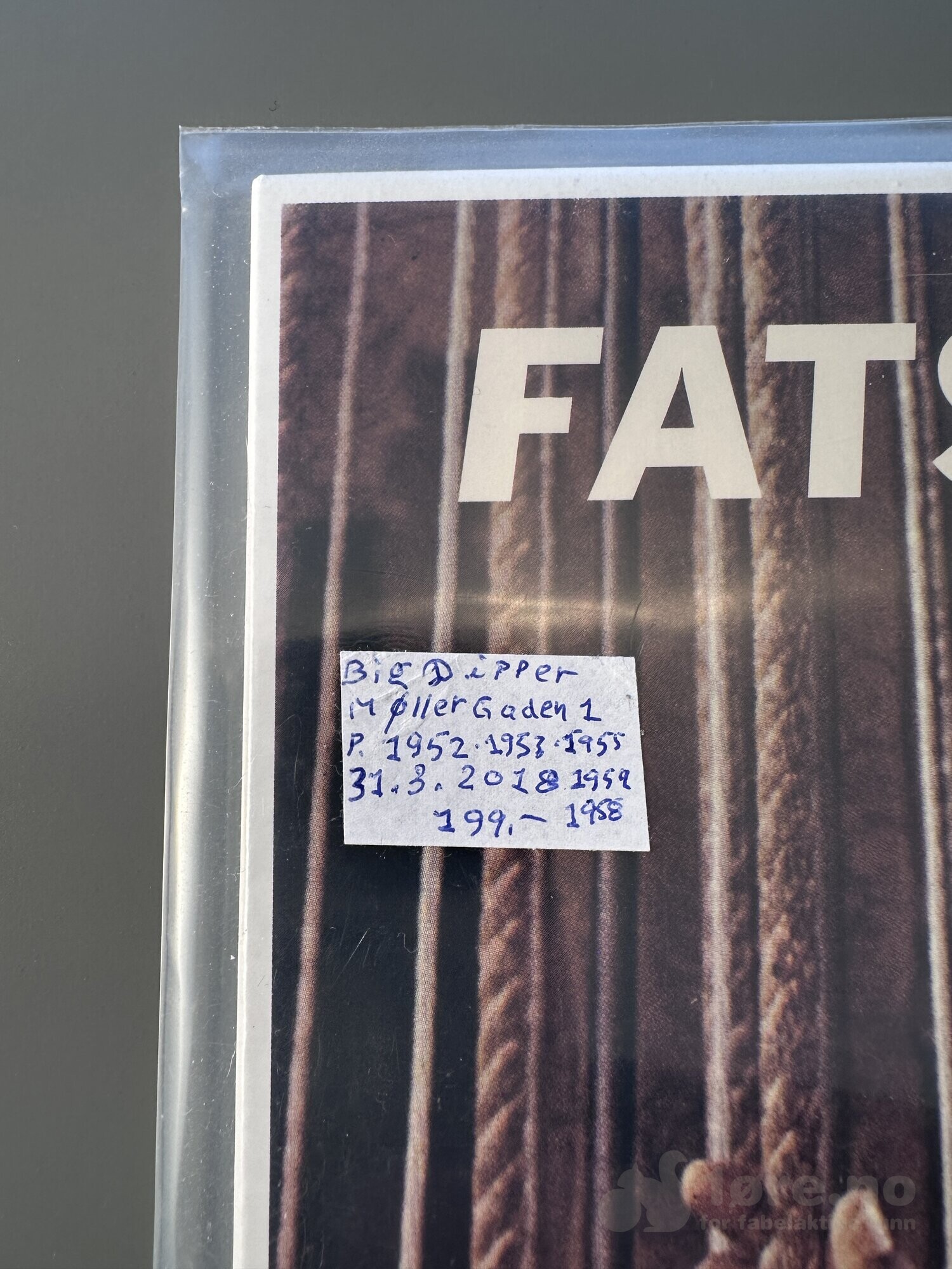 LP - Fats Domino - The Fabulous « Mr.D», bilde 3