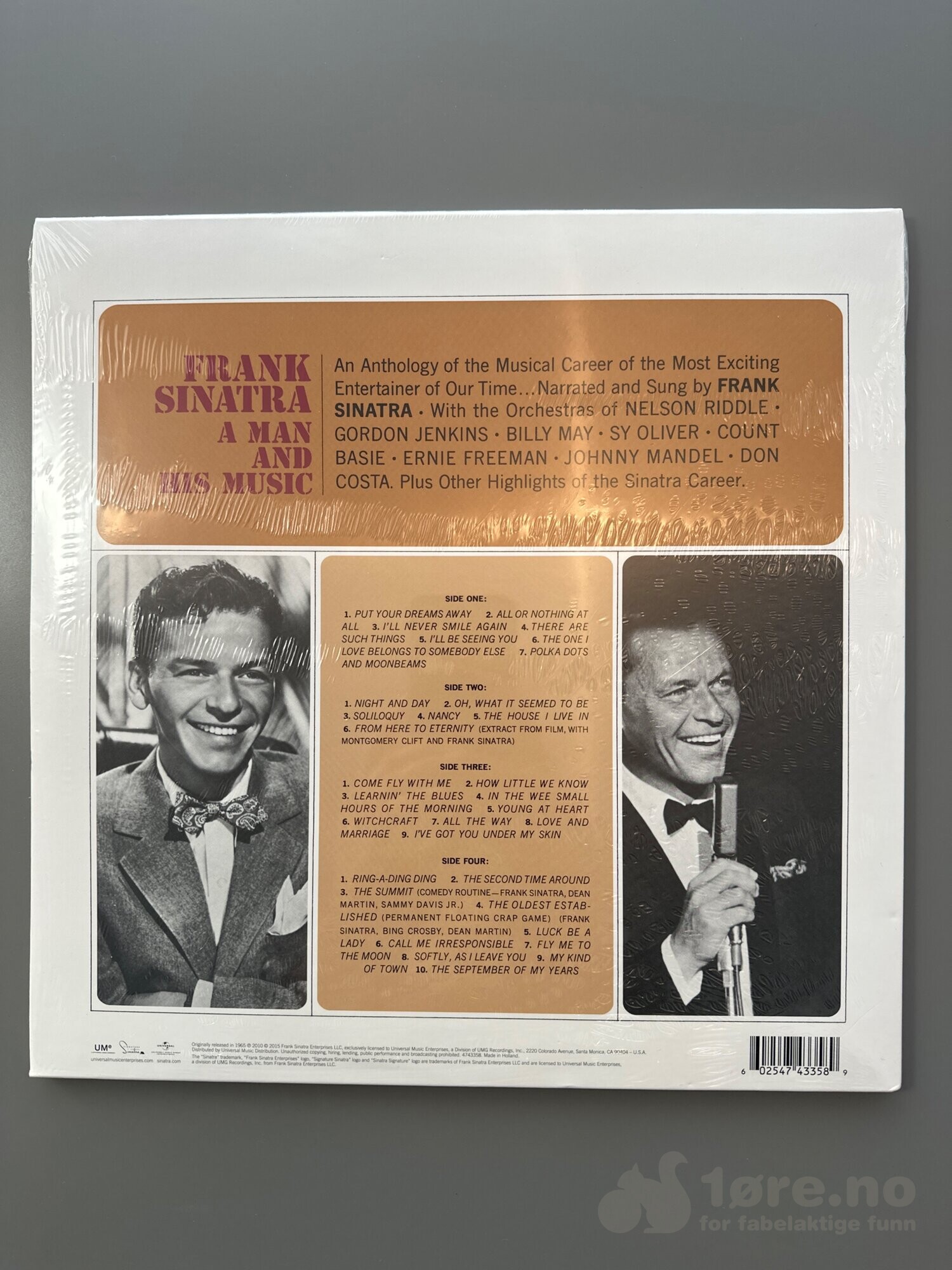 LP - Frank Sinatra - A man and his music, bilde 2