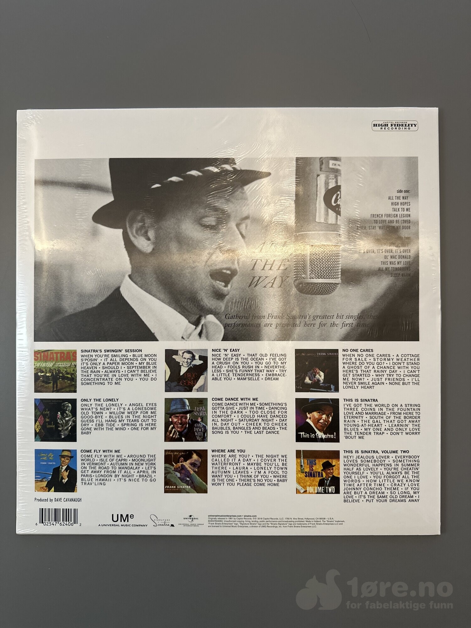 LP - Frank Sinatra - All the way, bilde 2