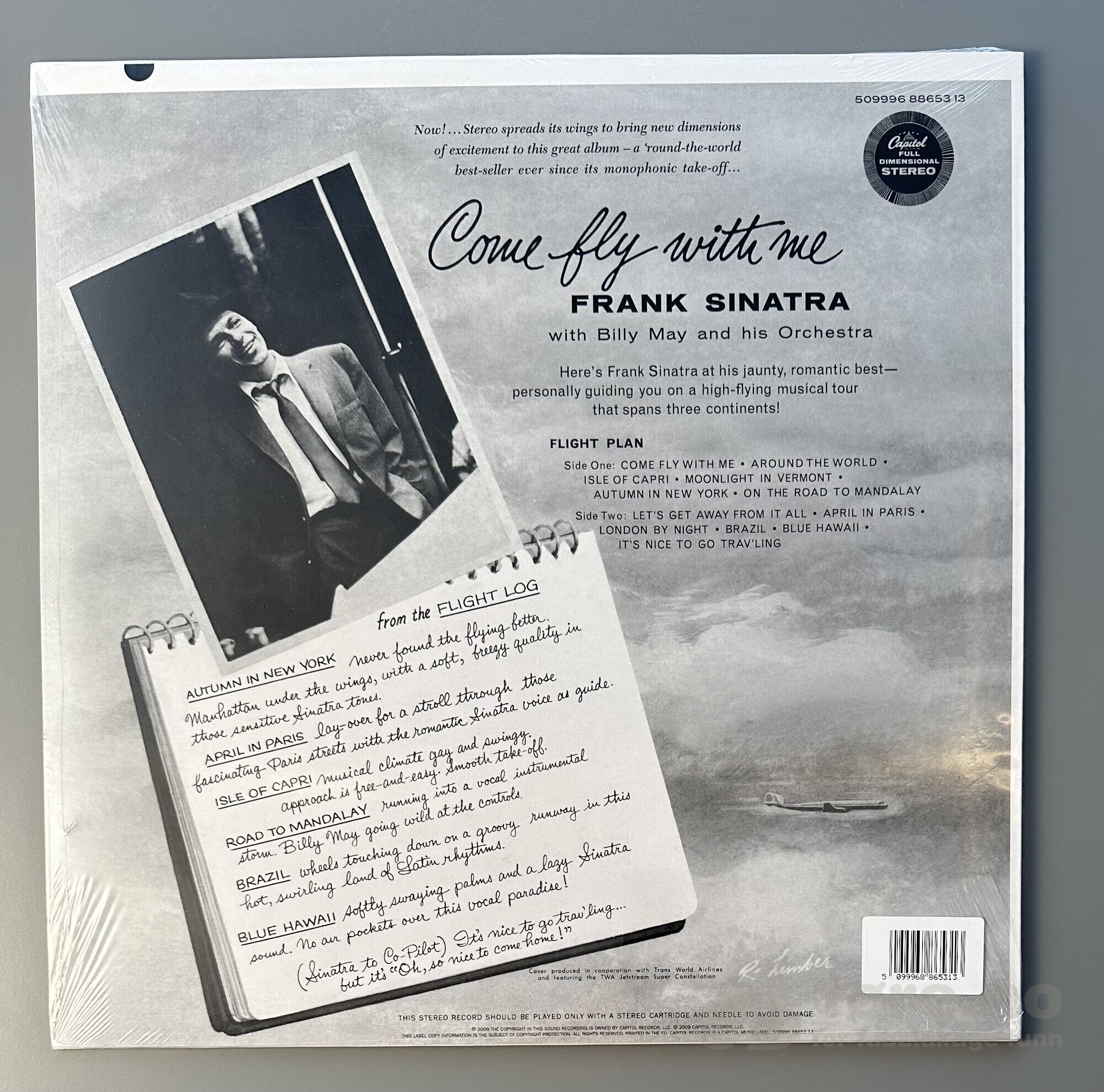 LP-Frank Sinatra- Come fly with me, bilde 2