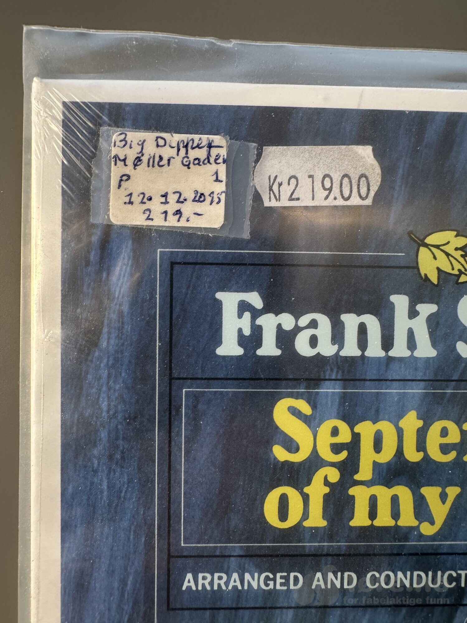 LP – Frank Sinatra – September of My Years, bilde 3