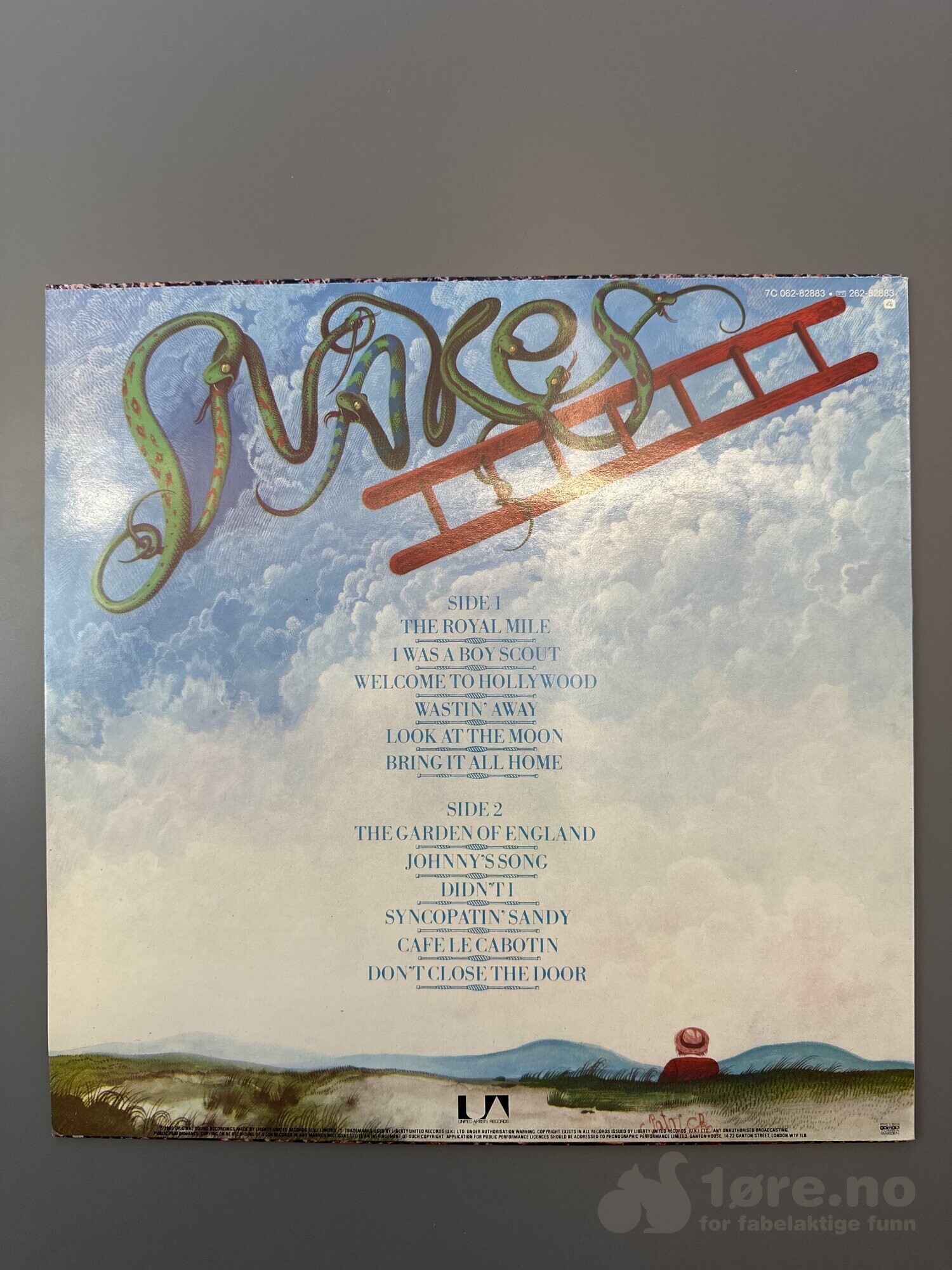 LP - Gerry Rafferty - Snakes and Ladders, bilde 2