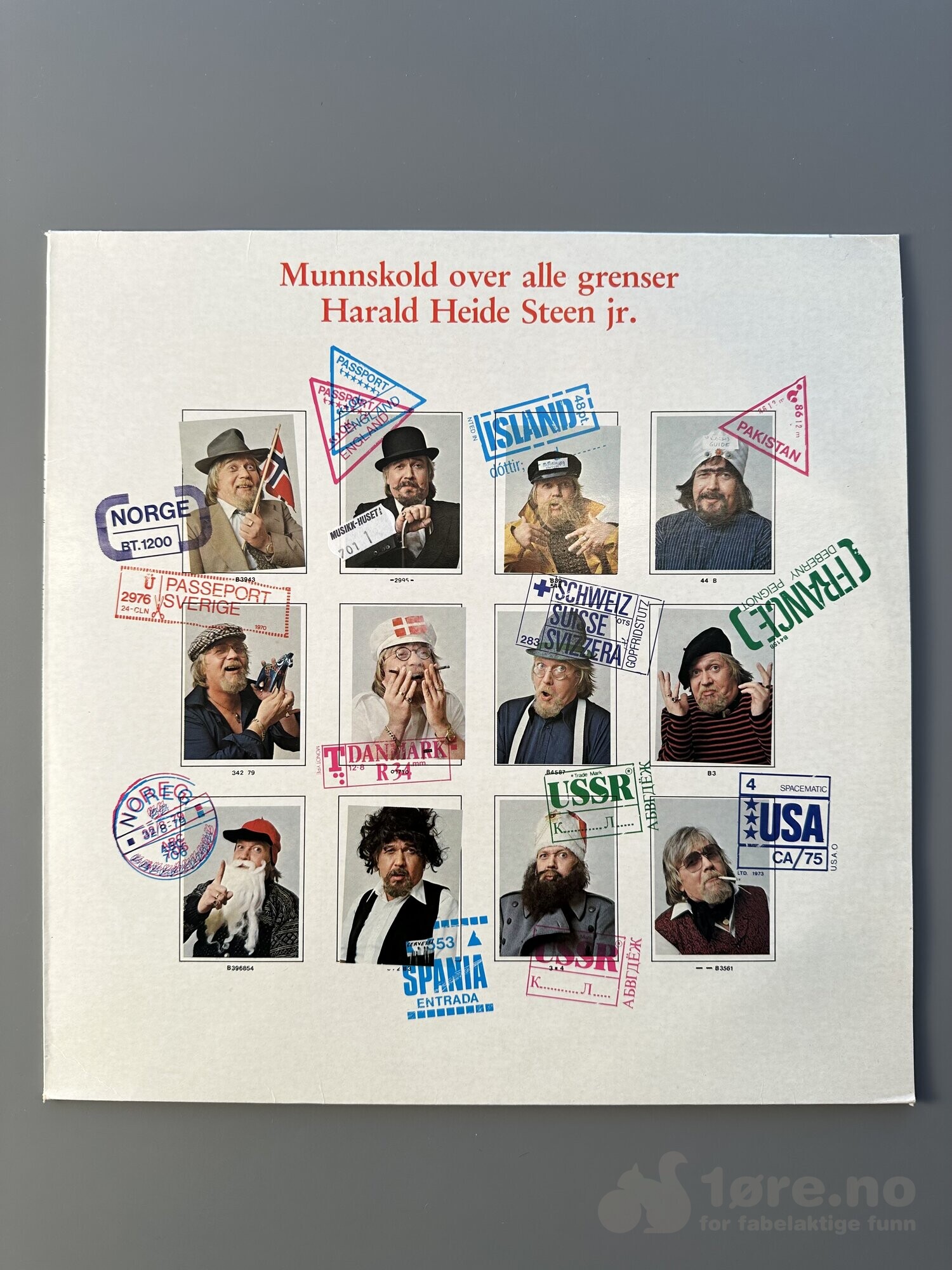 LP - Harald Heide Steen jr - Munnskold over alle grenser