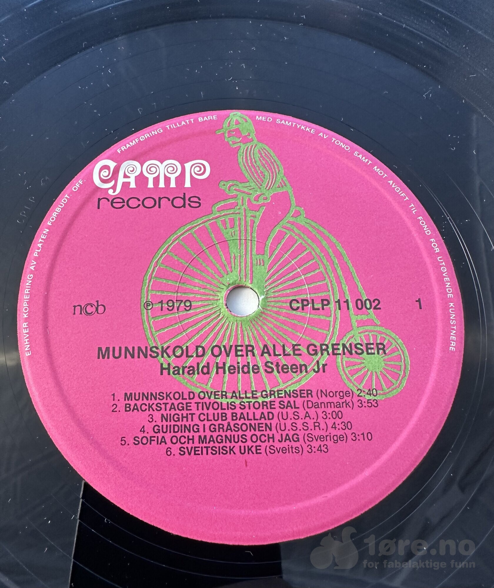 LP - Harald Heide Steen jr - Munnskold over alle grenser, bilde 3