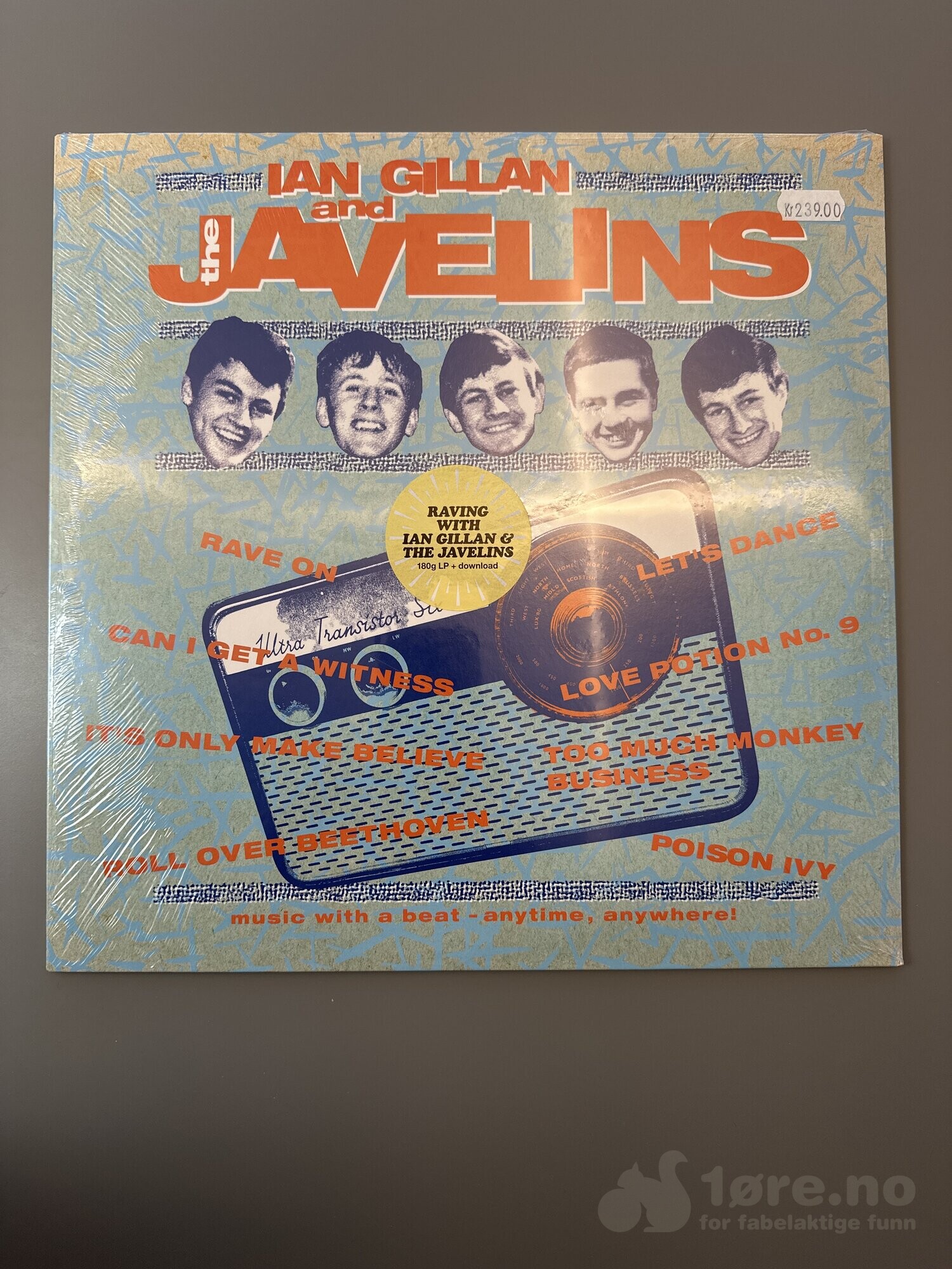 LP - Ian Gillan and The Javelins - Raving with Ian Gillan & The Javelins, bilde 2