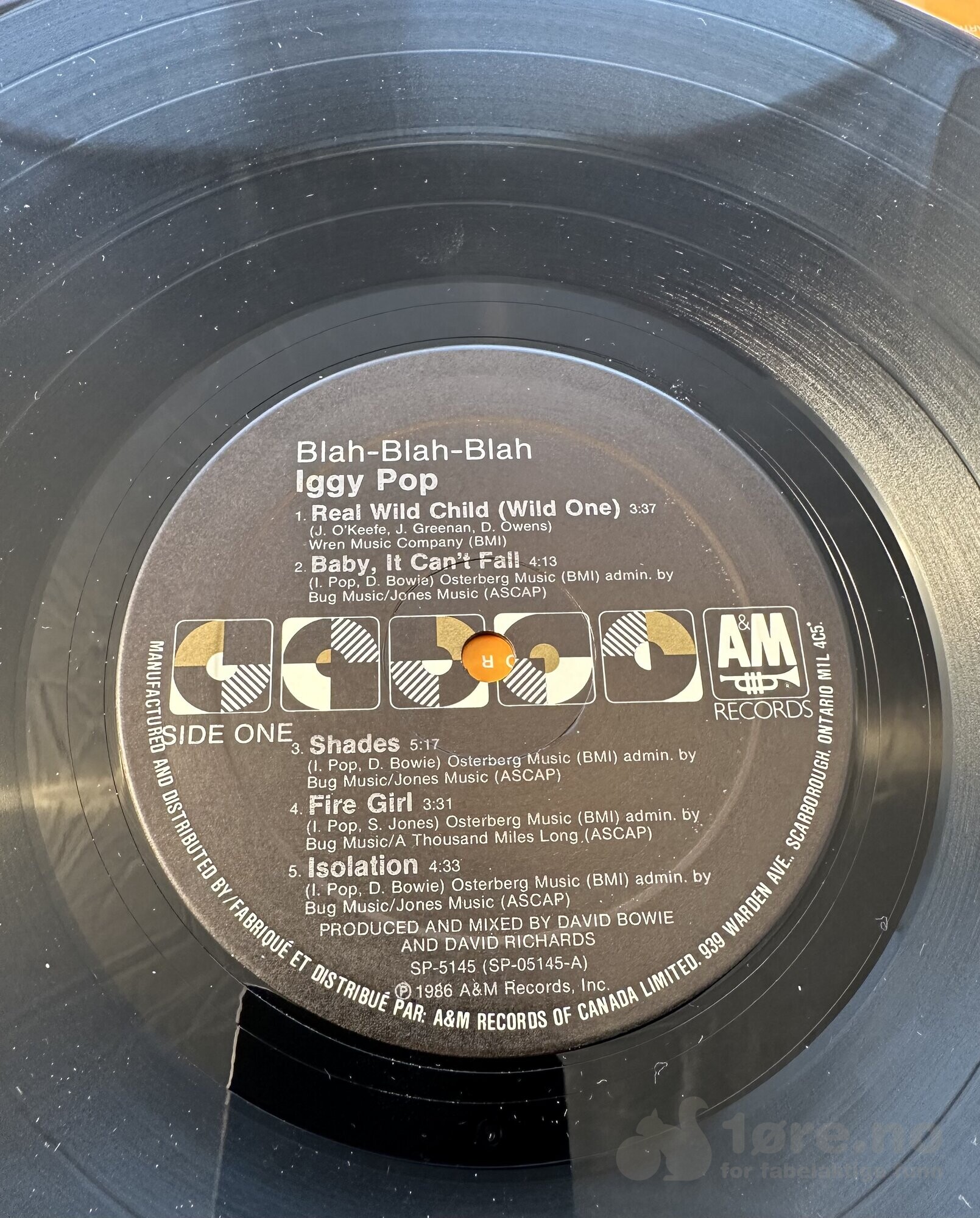LP - Iggy Pop - Blah-Blah-Blah, bilde 4