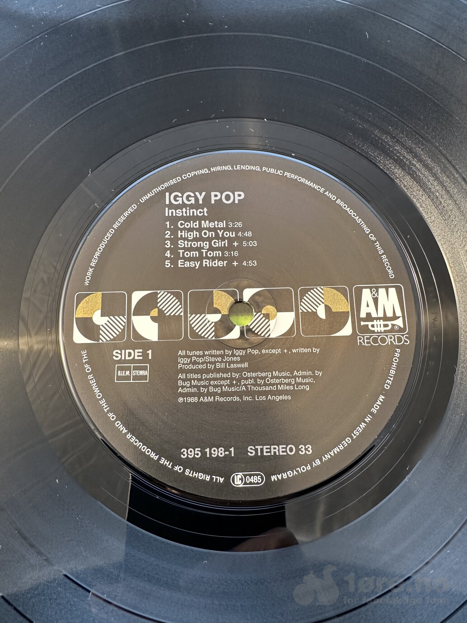 LP - Iggy Pop - Instinct, bilde 3
