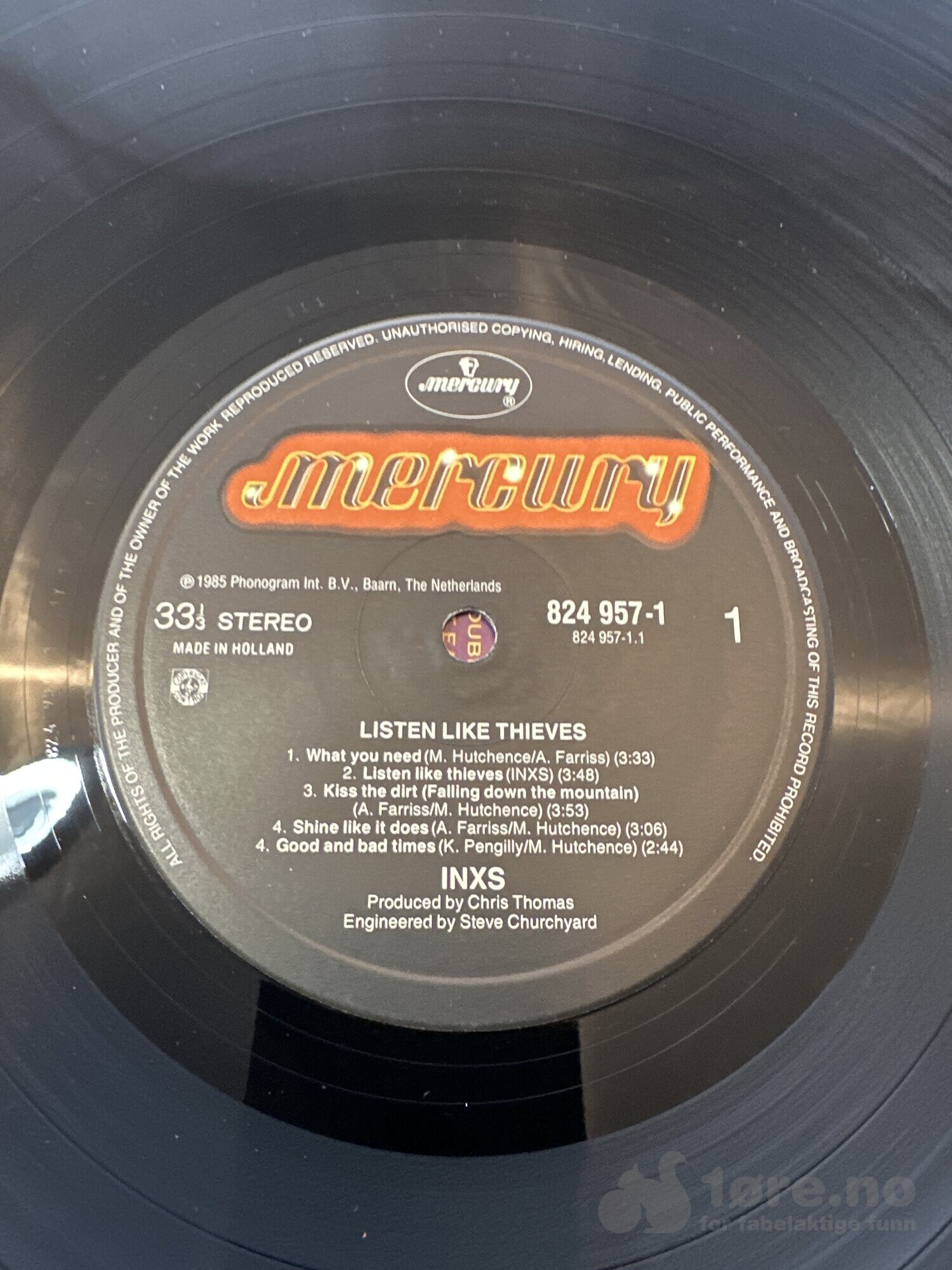 LP - INXS - Listen like Thieves, bilde 3