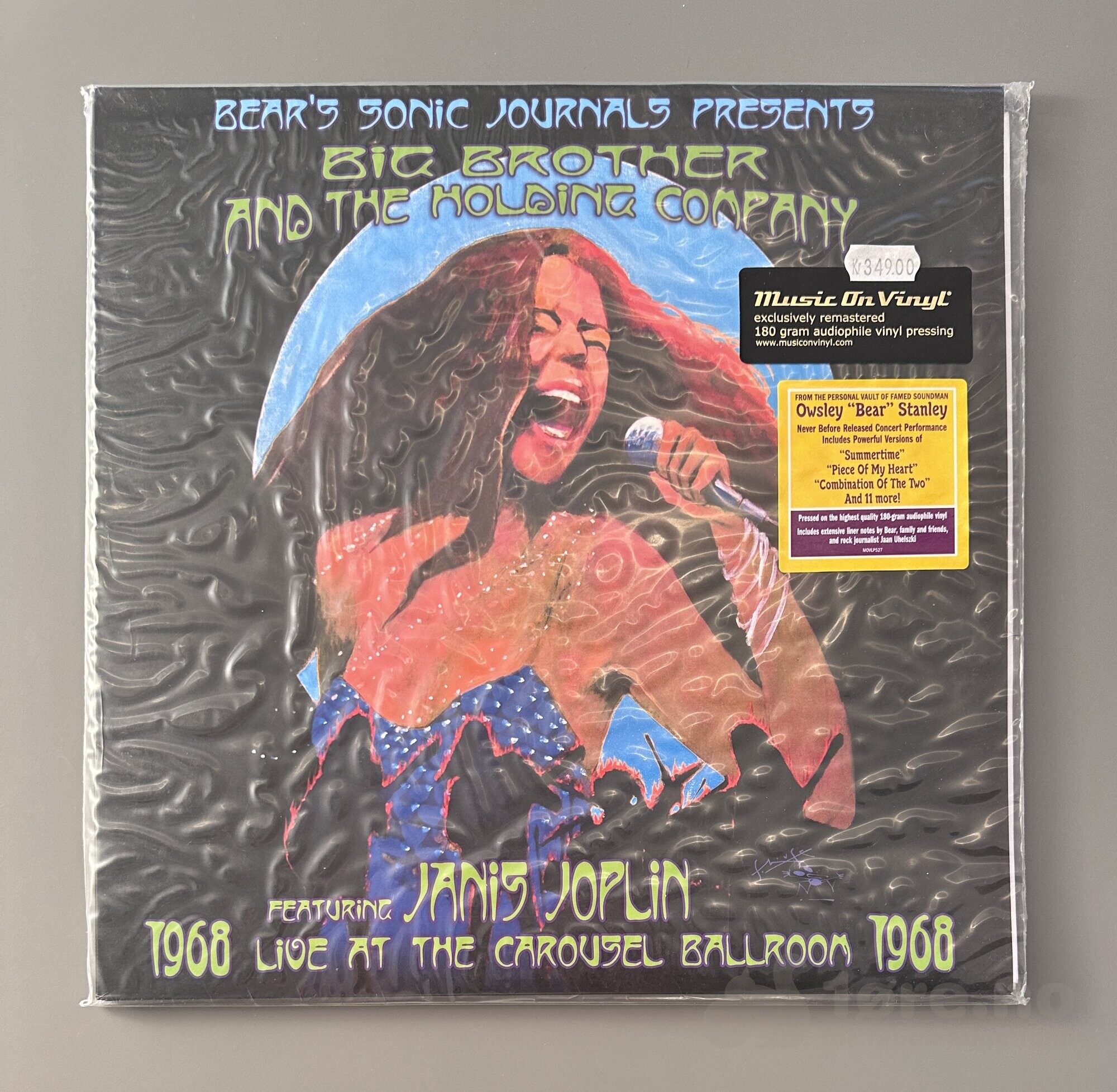 LP - Janis Joplin - Live at the Carousel ballroom 1968