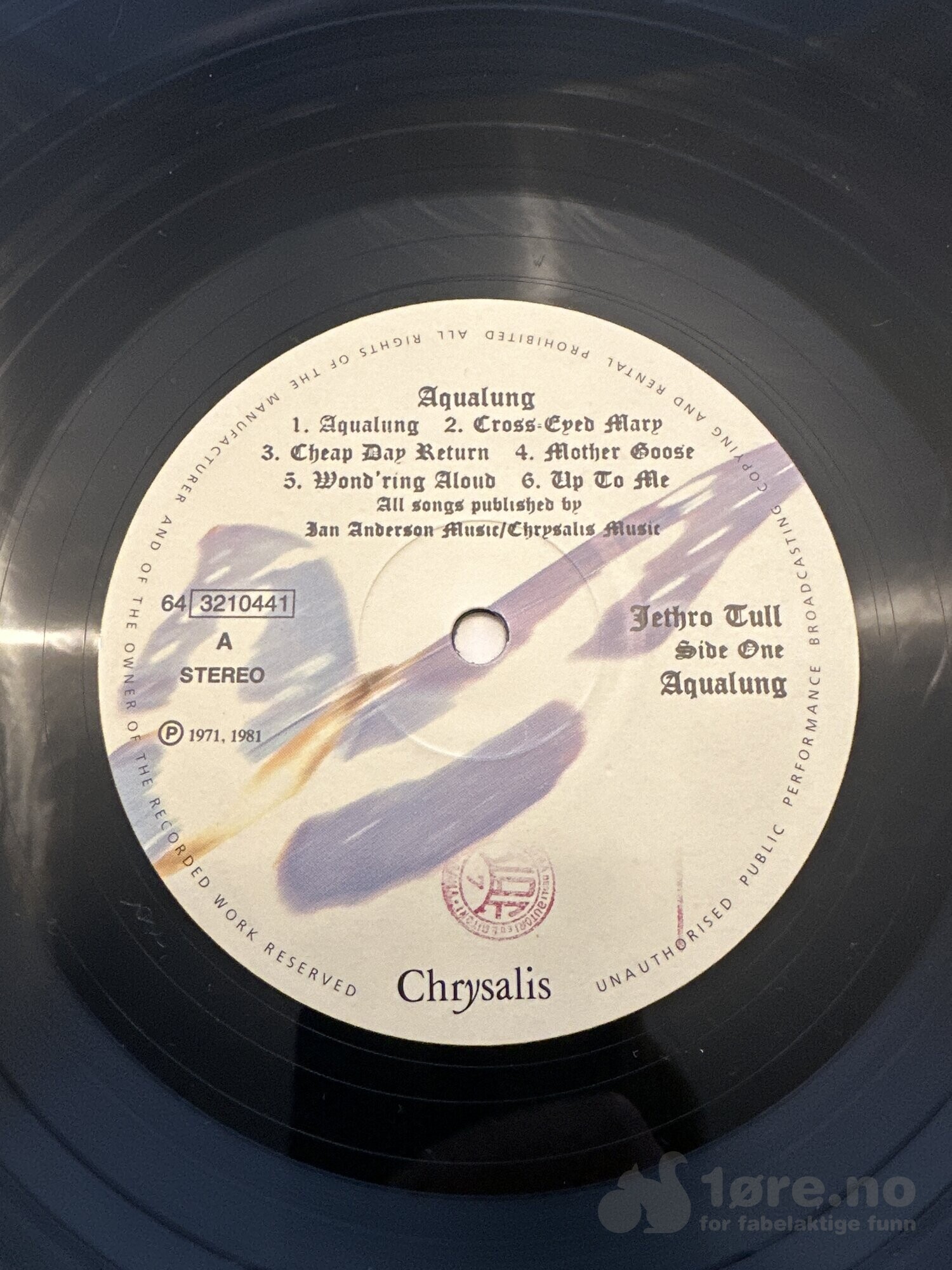 LP - Jethro Tull - Aqualung, bilde 3