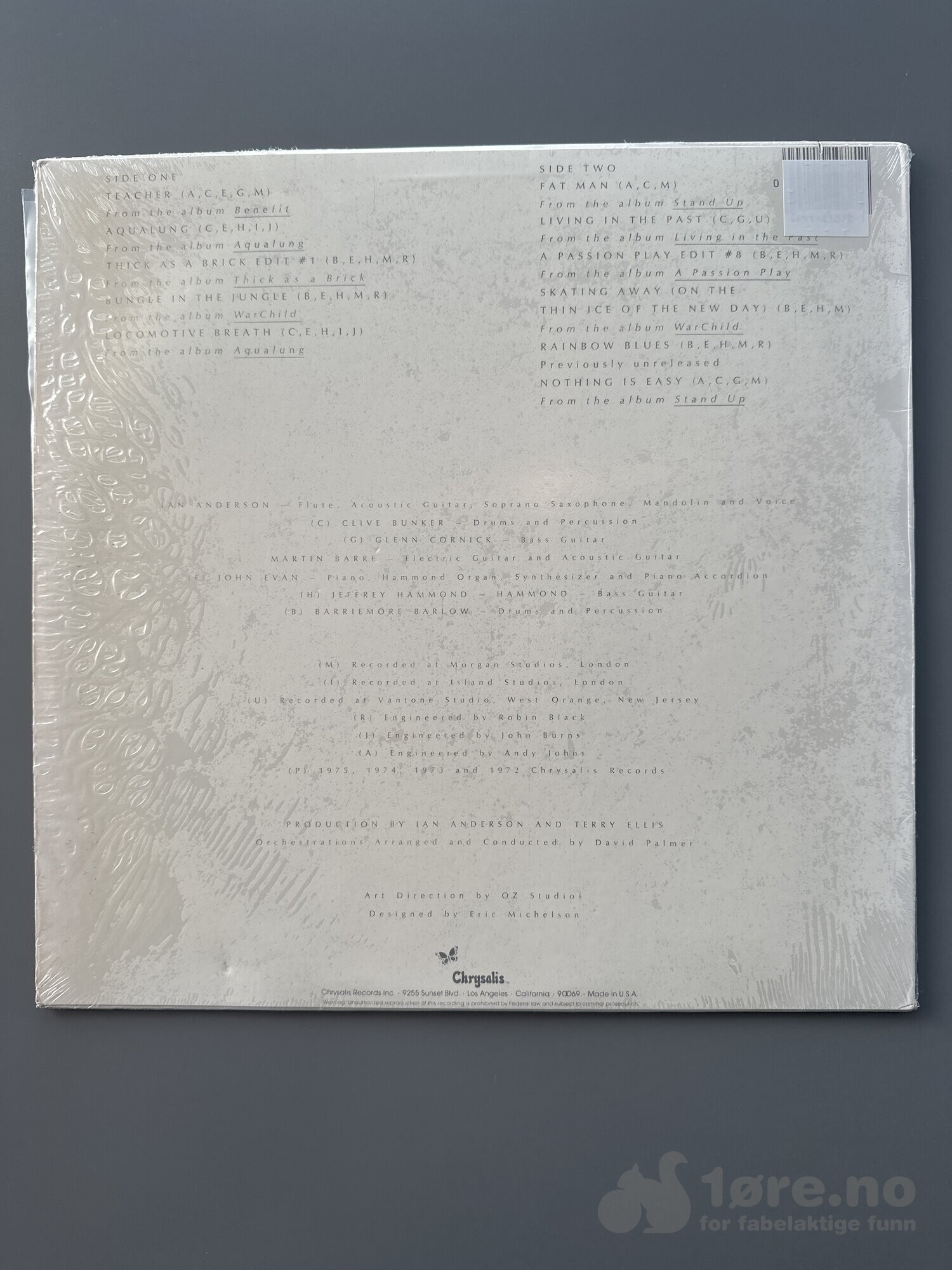 LP - Jethro Tull - M.U.the best of Jethro Tull, bilde 2