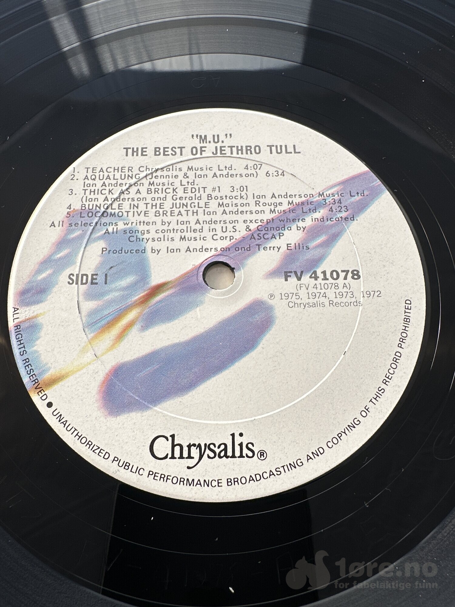 LP - Jethro Tull - M.U.the best of Jethro Tull, bilde 3