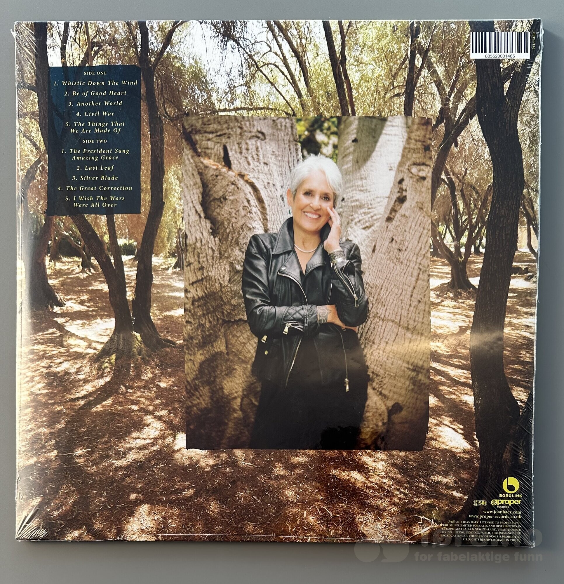 LP - Joan Baez - Whistle down The Wind, bilde 2