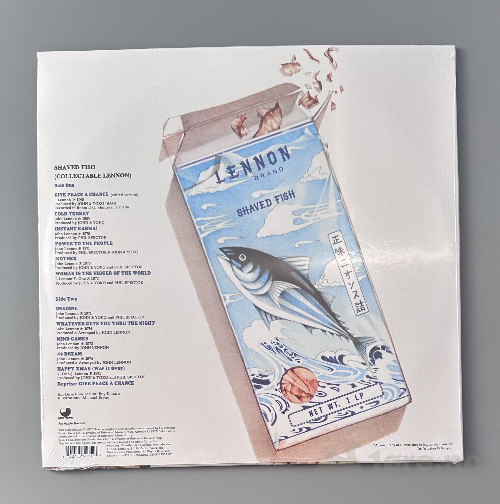 LP - John Lennon / Plastic Ono Band - Shaved fish, bilde 2