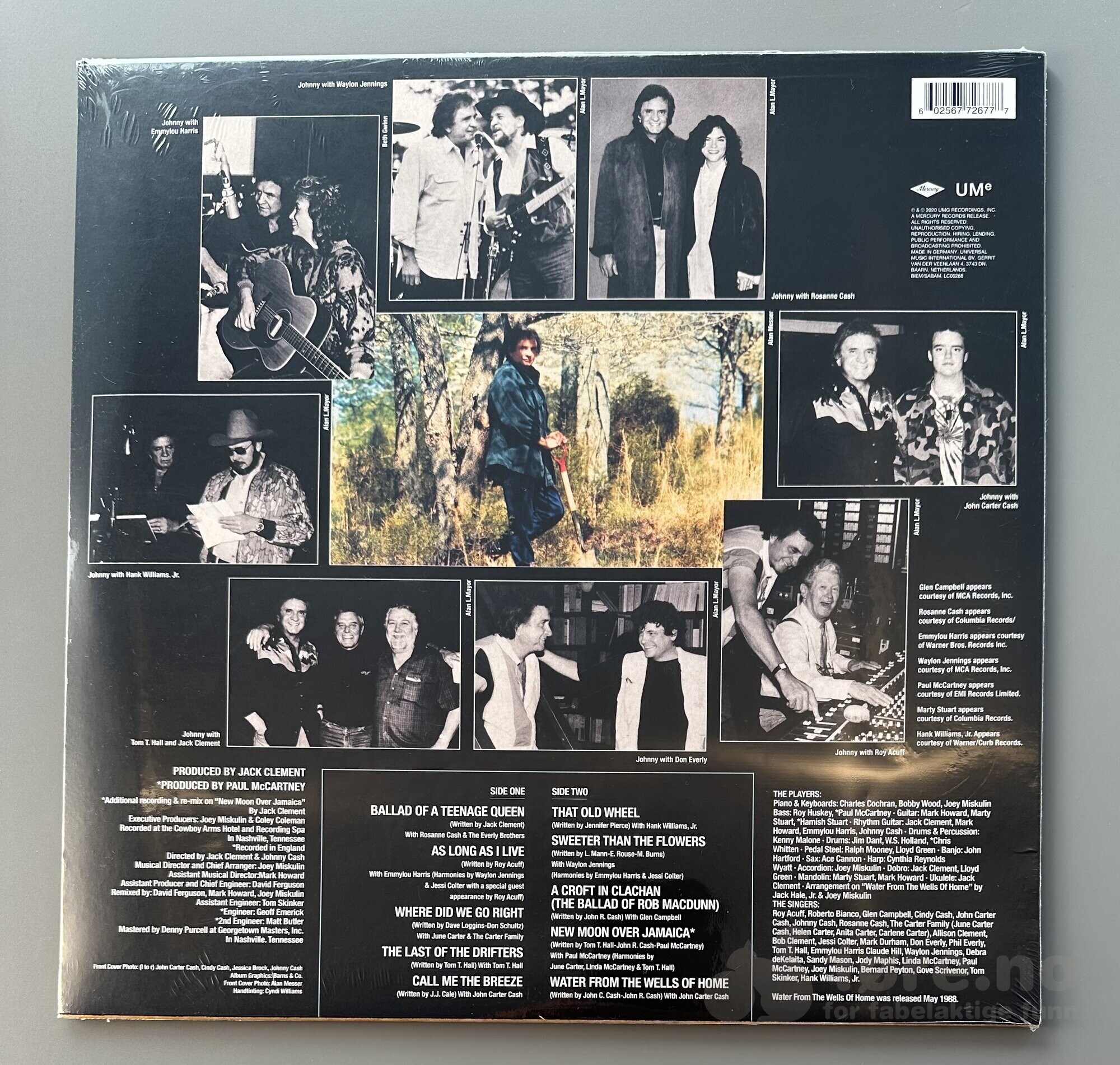 LP - Johnny Cash - Water from The Wells of Home, bilde 2
