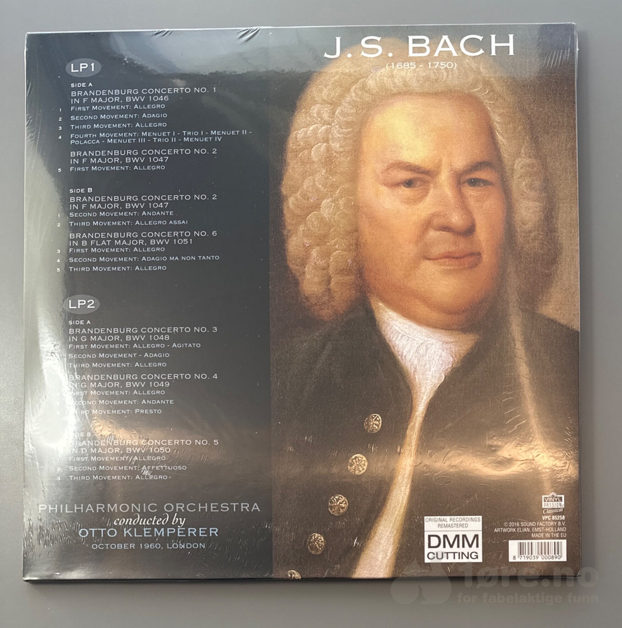 LP - J.S.Bach - The complete Brandenburg Concertos, bilde 2