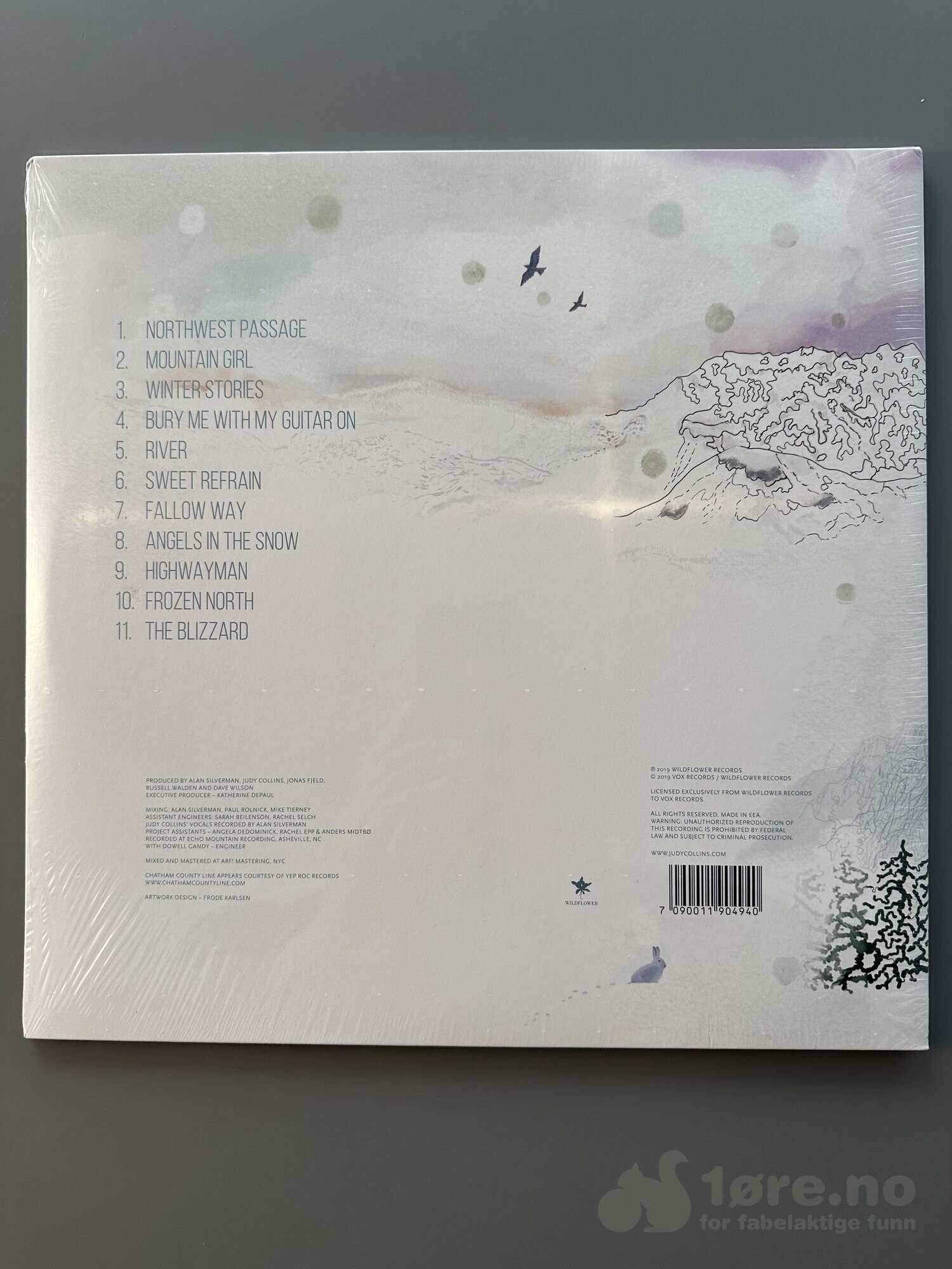 LP - Judy Collin / Jonas Fjeld - Winter stories, bilde 2