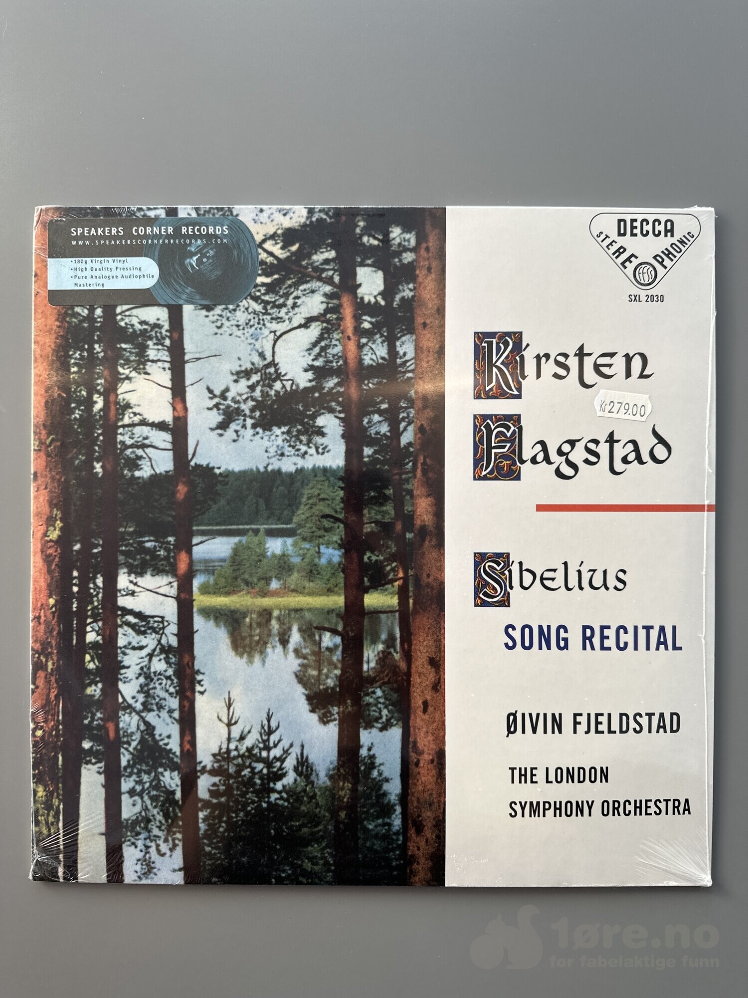 LP - Kirsten Flagstad - Sibelius song Recital
