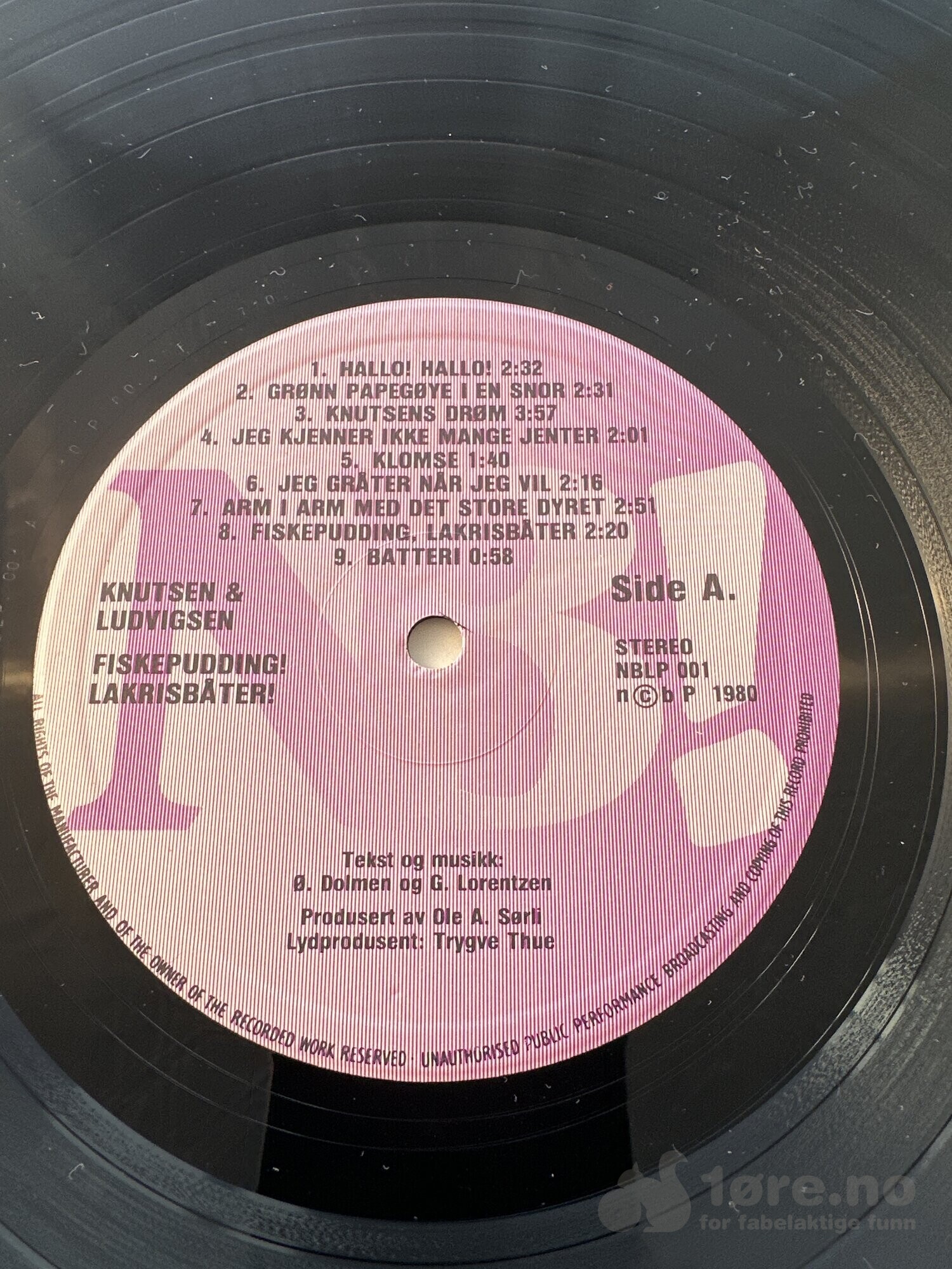 LP - Knutsen & Ludvigsen - Fiskepudding, bilde 3
