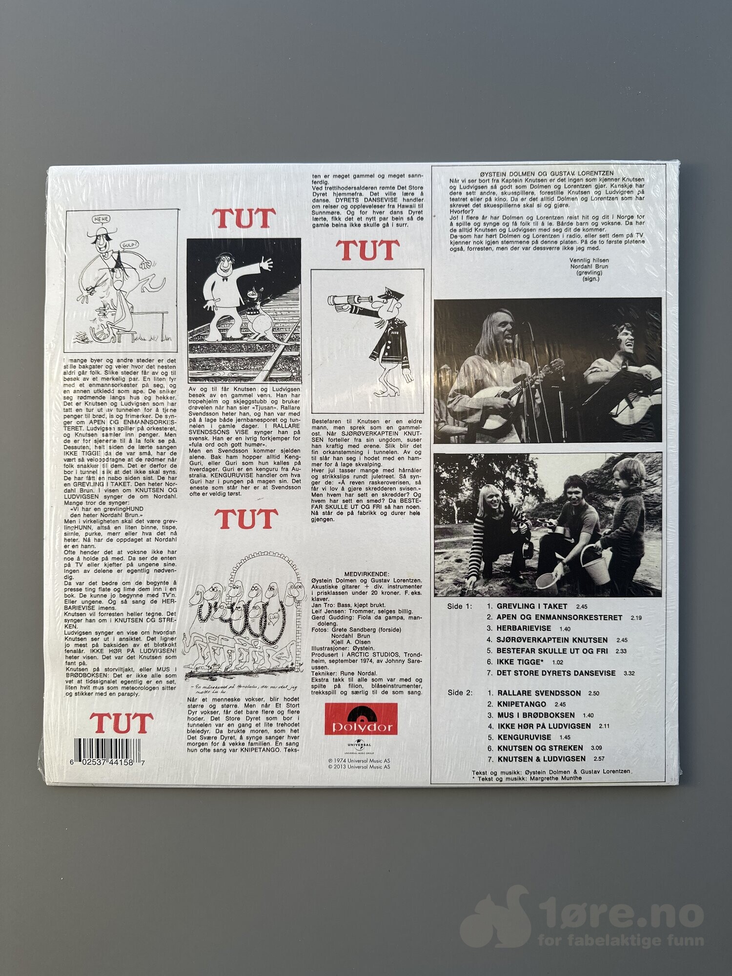 LP - Knutsen og Ludvigsen - Tut, bilde 2