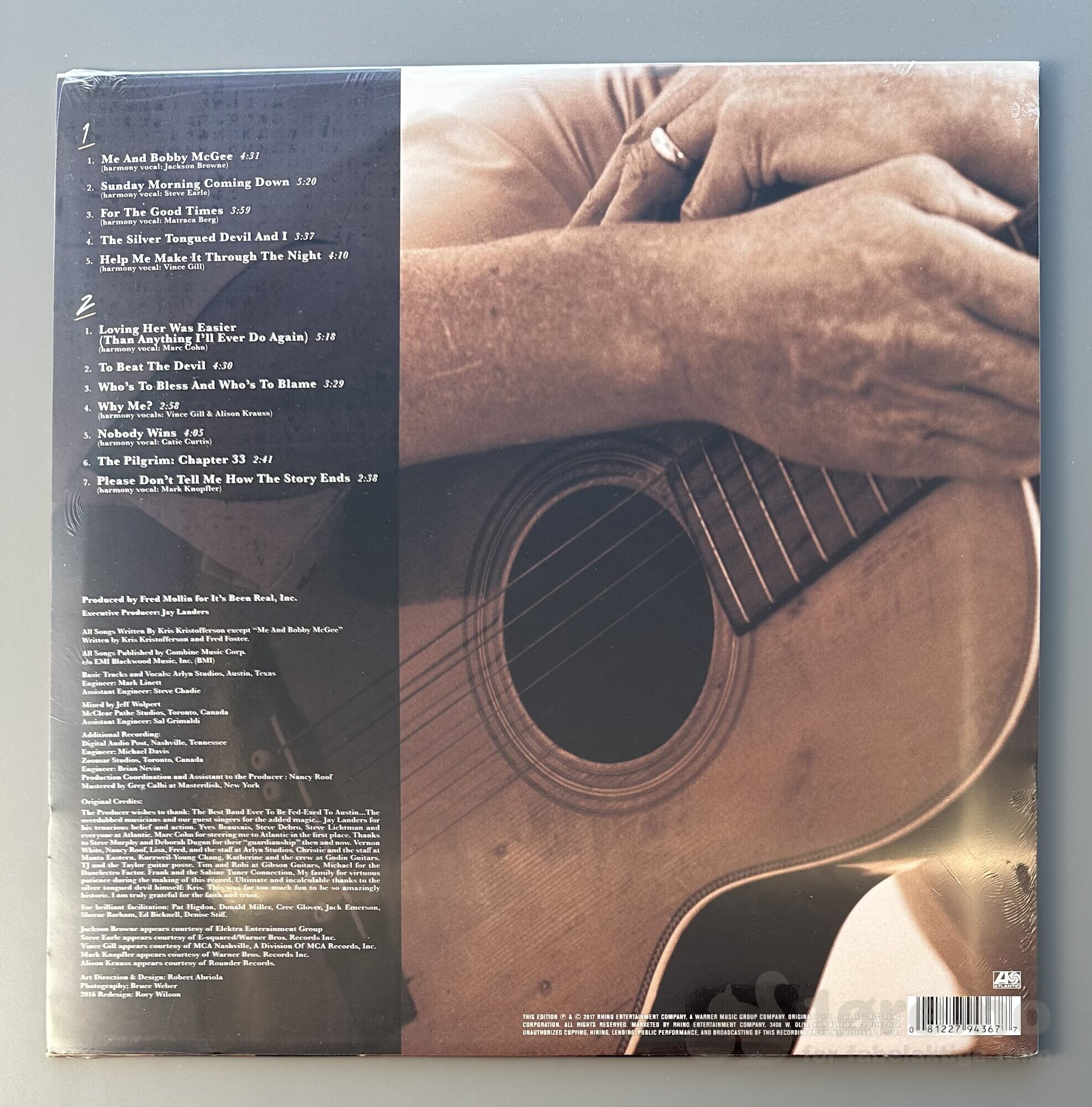 LP - Kris Kristofferson - The Austin Sessions, bilde 2