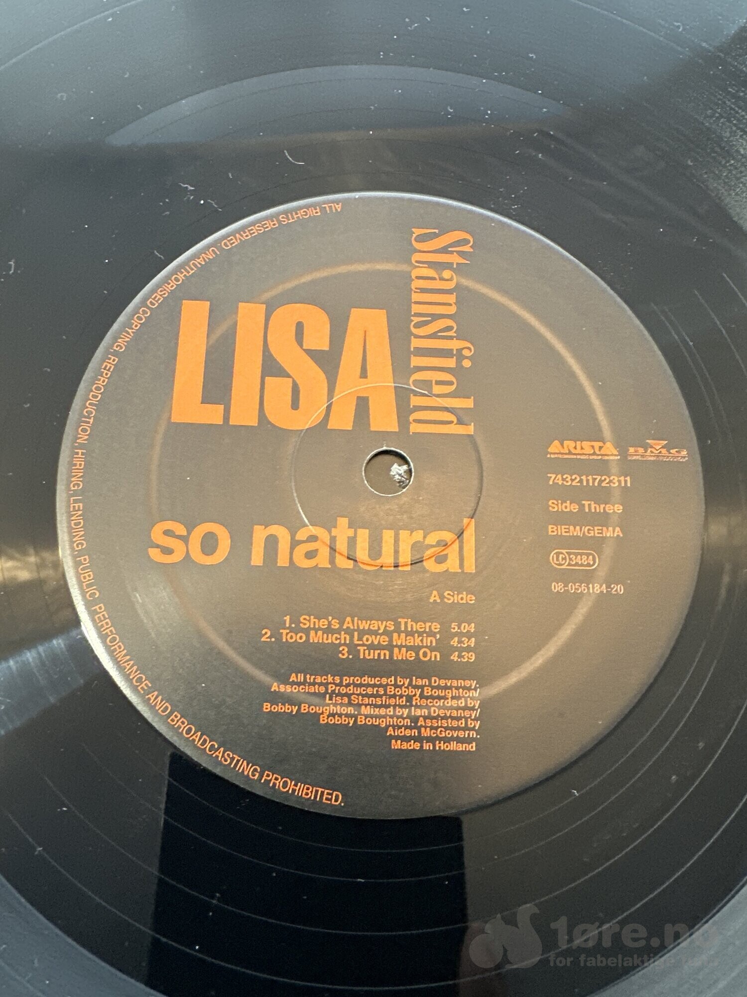 LP - Lisa Stansfield - So natural, bilde 4