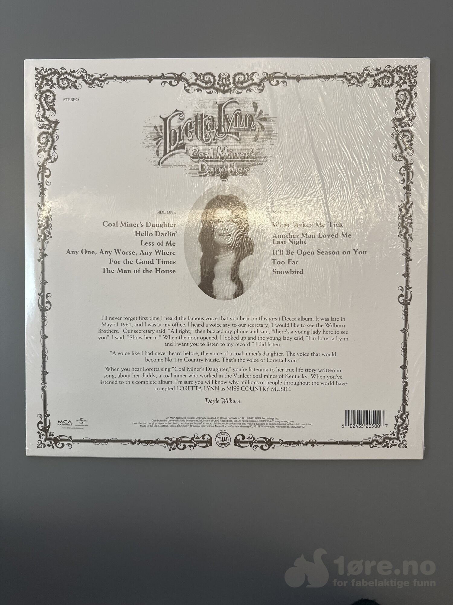LP - Loretta Lynn - Coal Miner’s Daughter, bilde 2