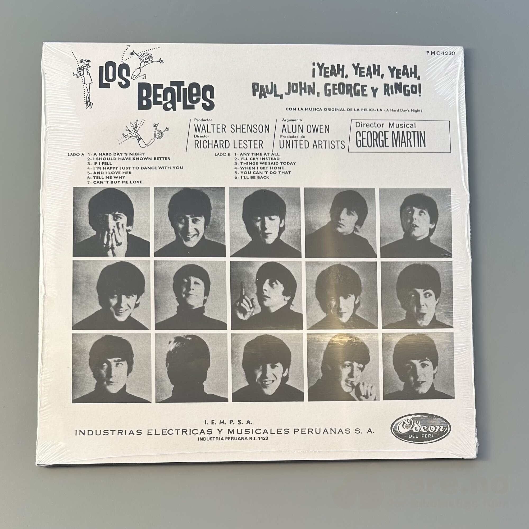 LP – Los Beatles – ¡Yeah, Yeah, Yeah, Paul, John, George Y Ringo!, bilde 2