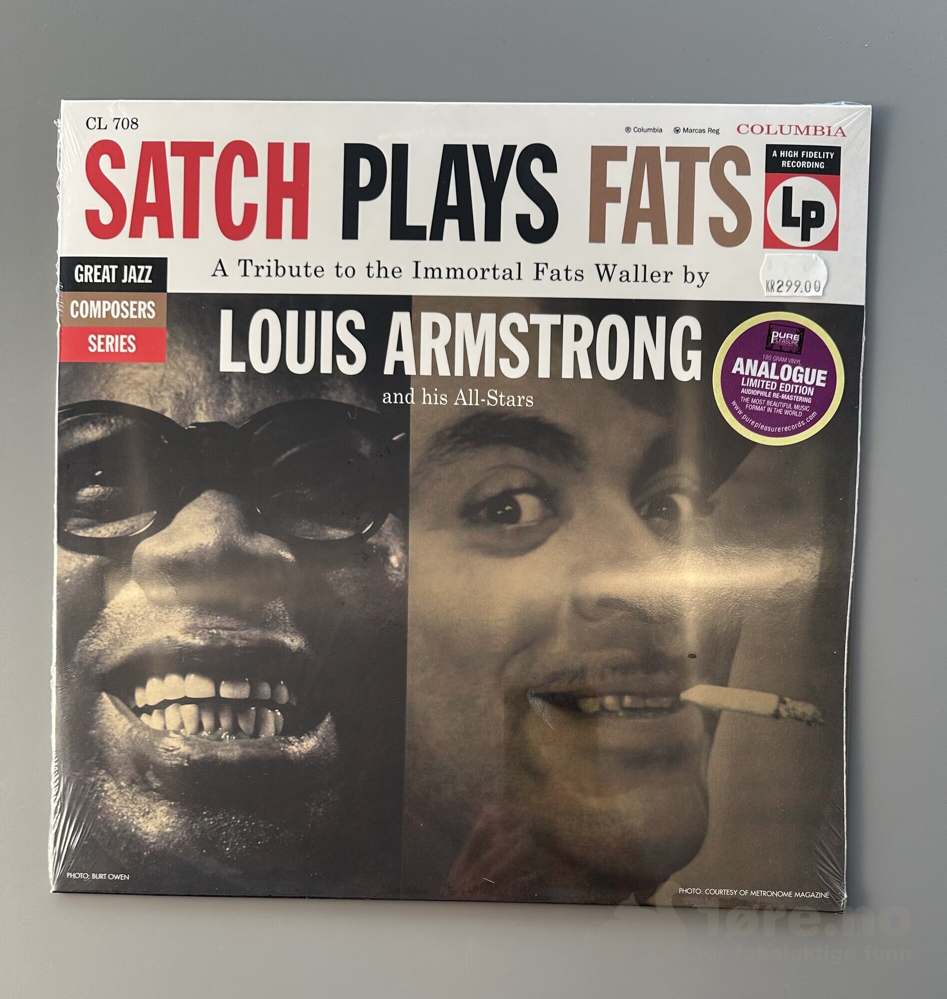 LP - Louis Armstrong - Satch Plays Fats