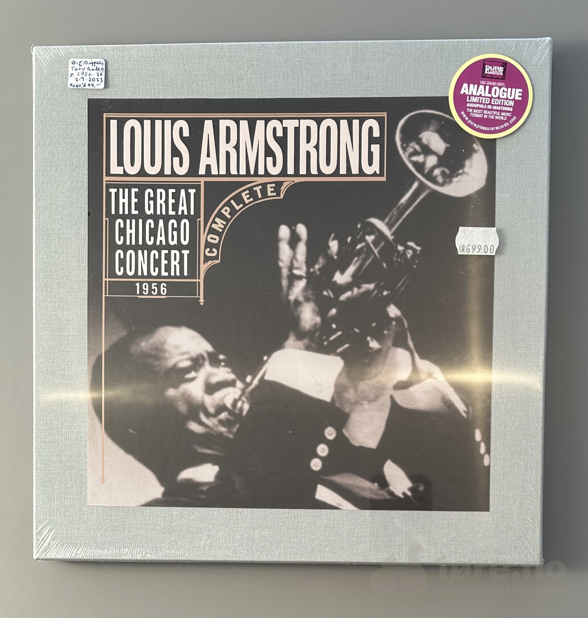 LP - Louis Armstrong - The Great Chicago concert 1956