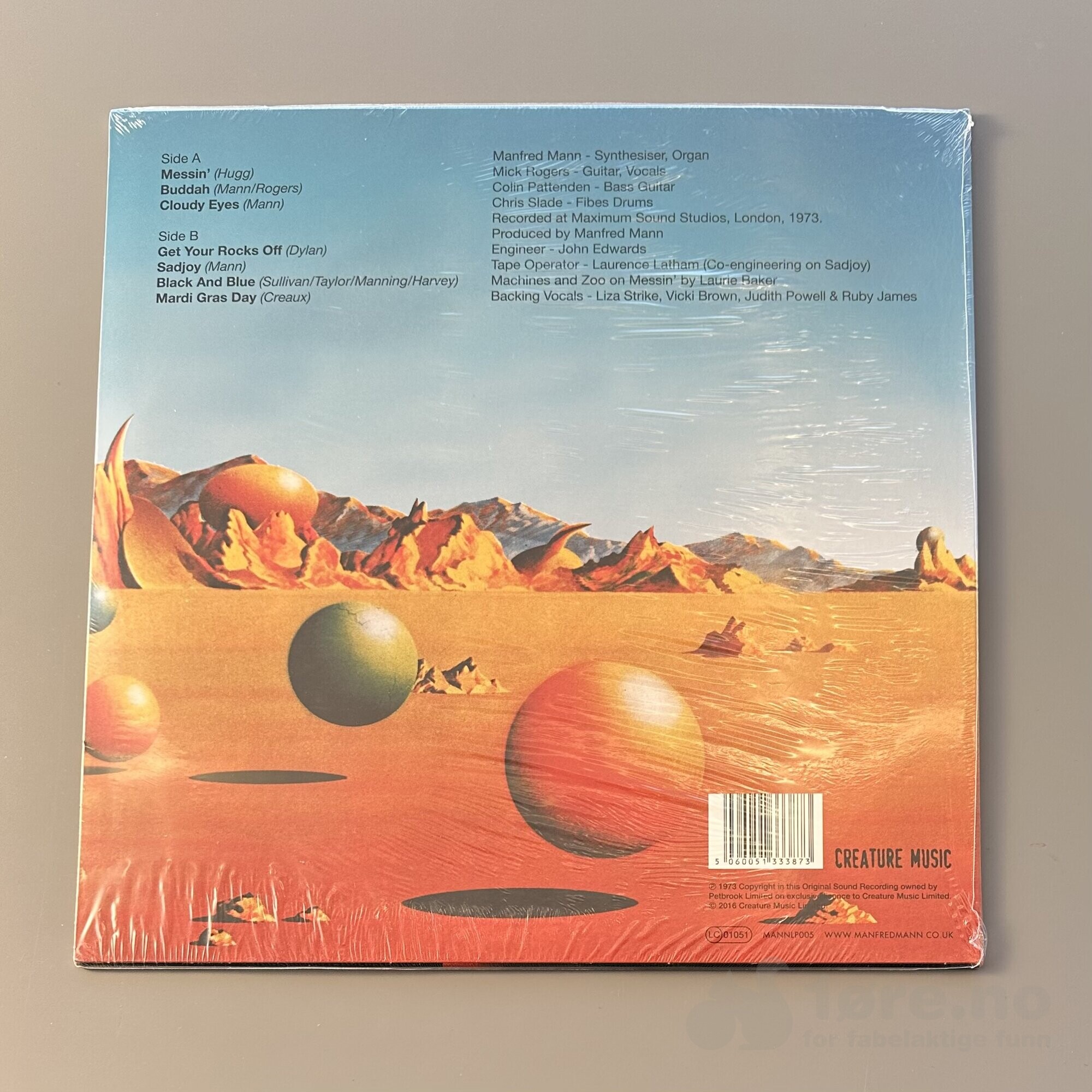 LP – Manfred Mann’s Earth Band – Messin’, bilde 2
