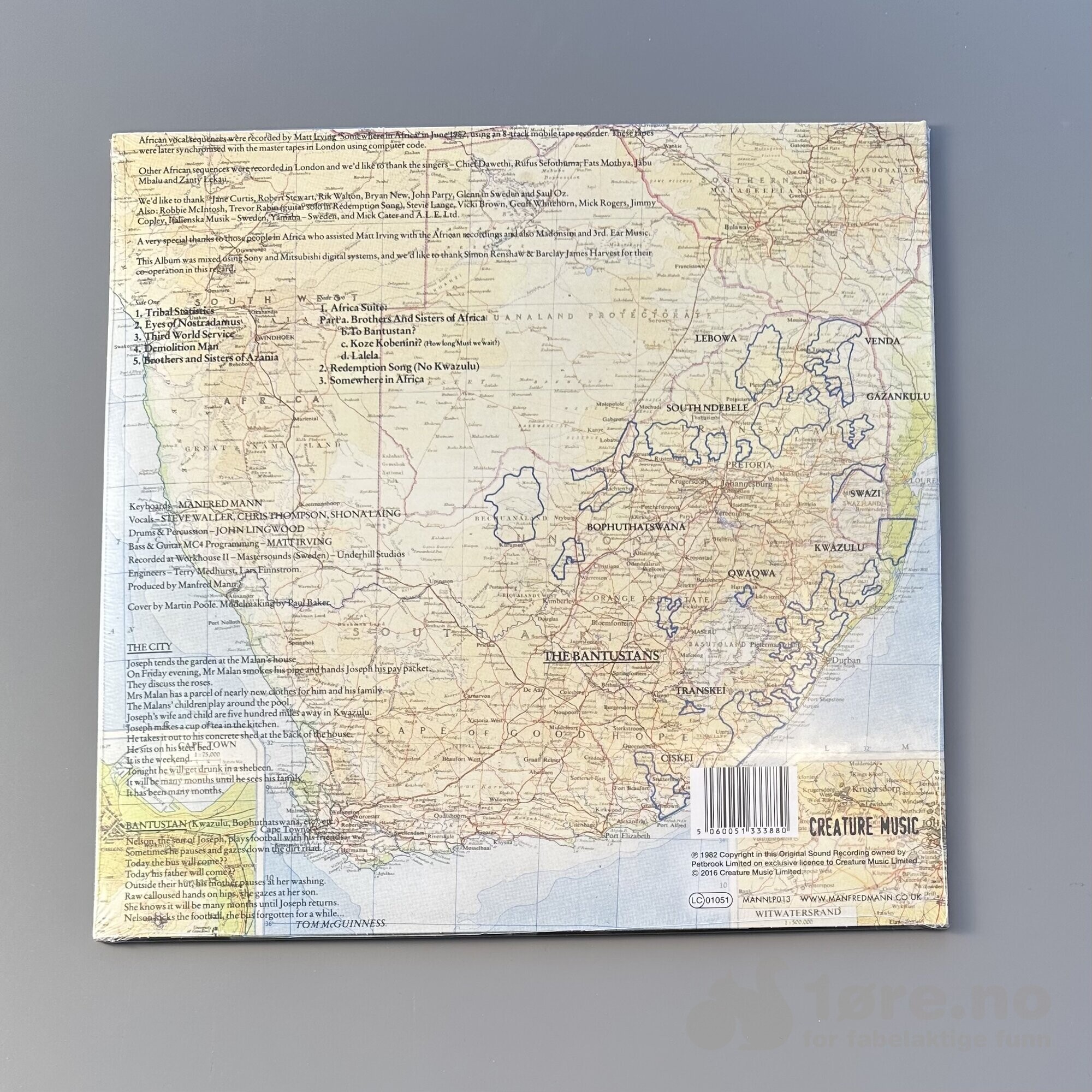 LP – Manfred Mann’s Earth Band – Somewhere in Afrika, bilde 2