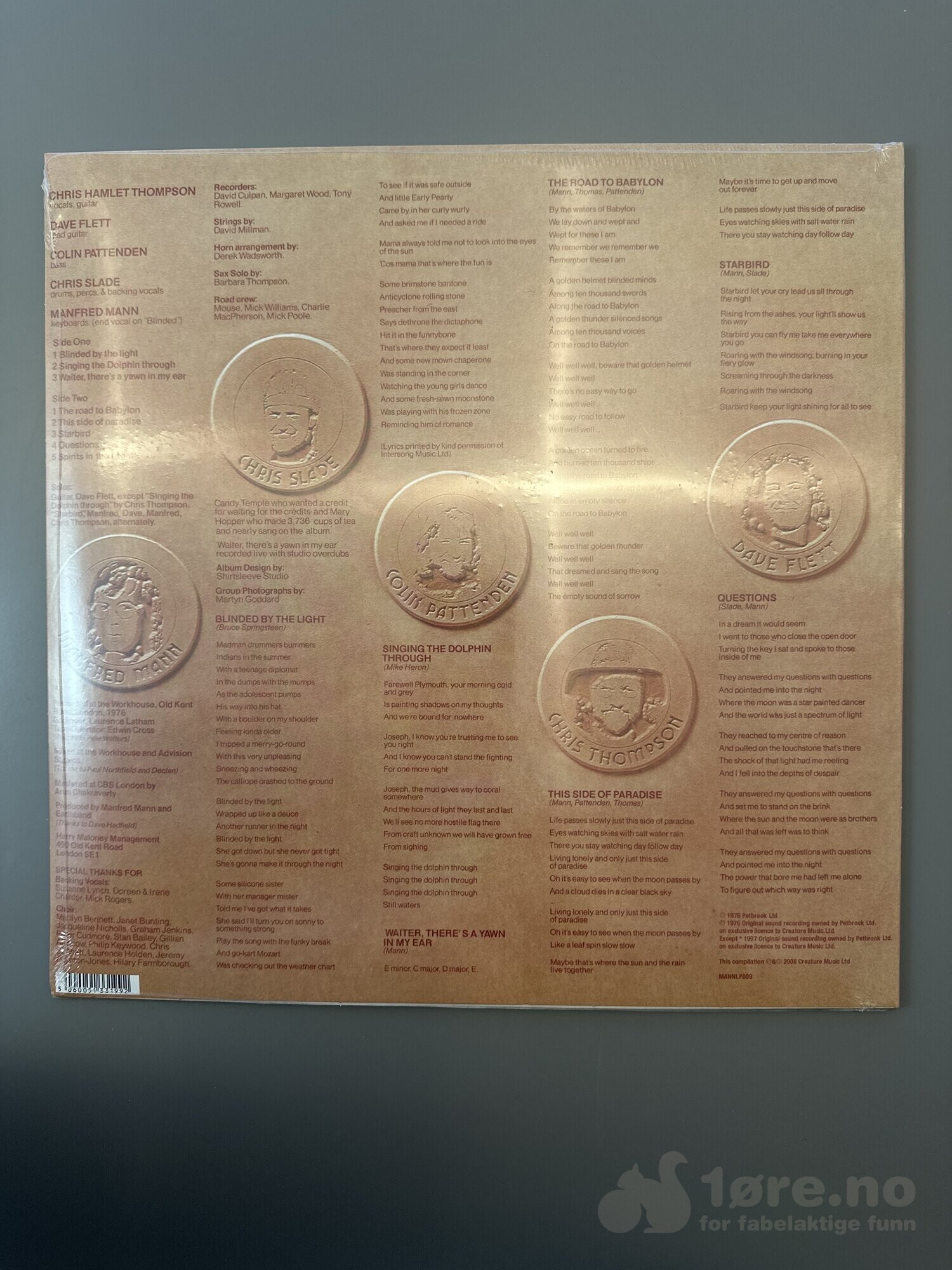 LP - Manfred Mann's Earth Band - The Roaring Silence, bilde 2
