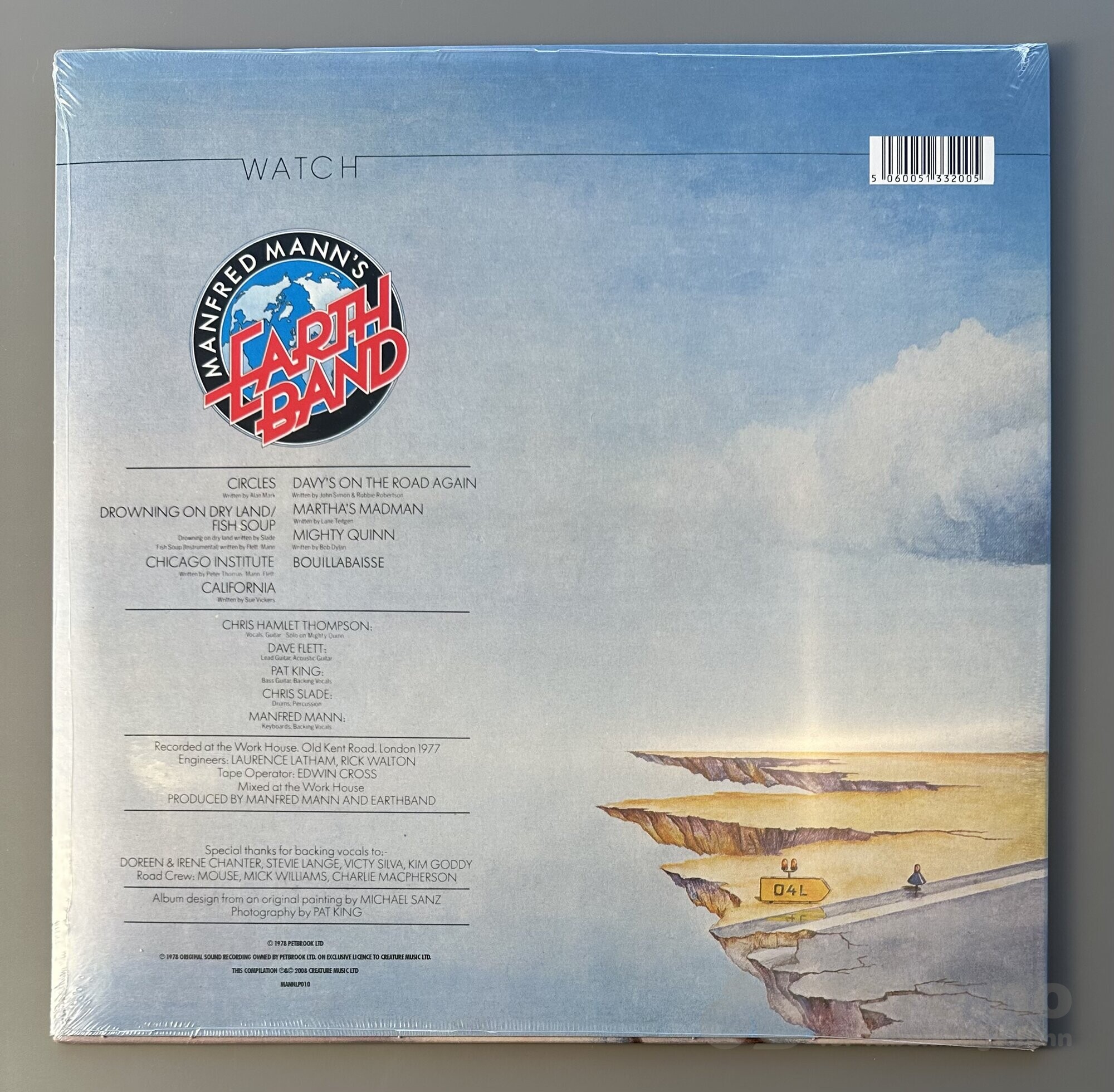 LP - Manfred Mann’s Earth band- Watch, bilde 2