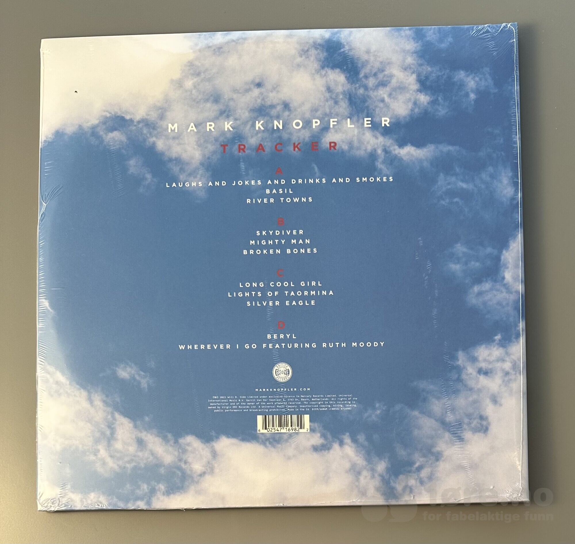 LP - Mark Knopfler- Tracker, bilde 2