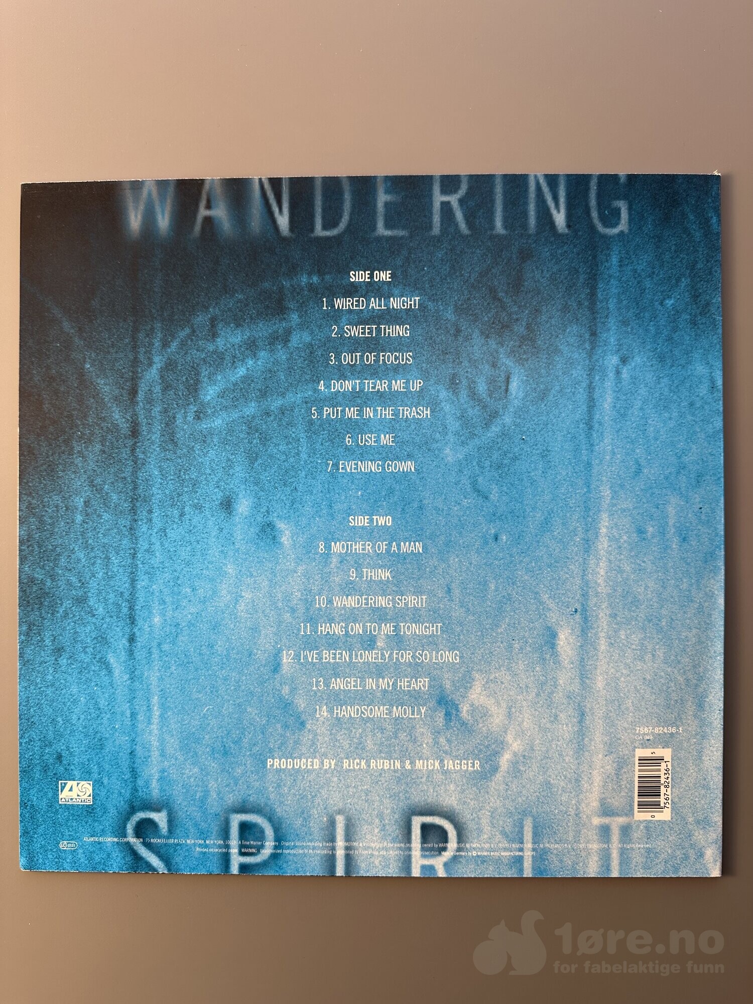 LP - Mick Jagger - Wandering Spirit, bilde 2