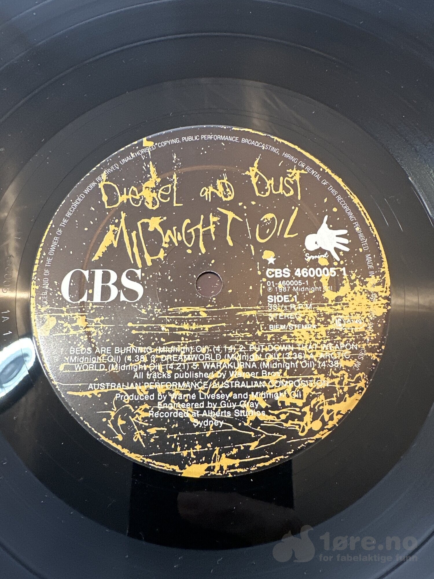 LP - Midnight oil - Diesel and Dust, bilde 3
