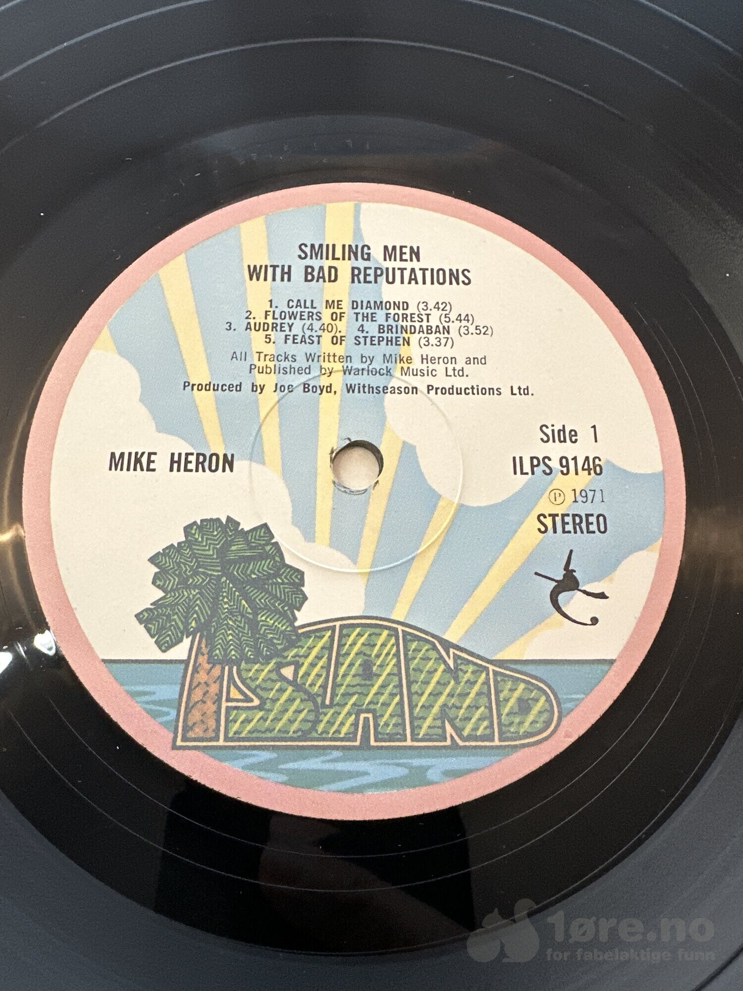 LP - Mike Heron - Smiling men with bad reputation, bilde 3