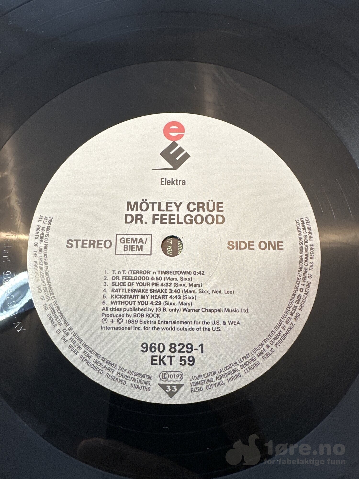 LP - Motley Crue - Dr. Feelgood, bilde 3