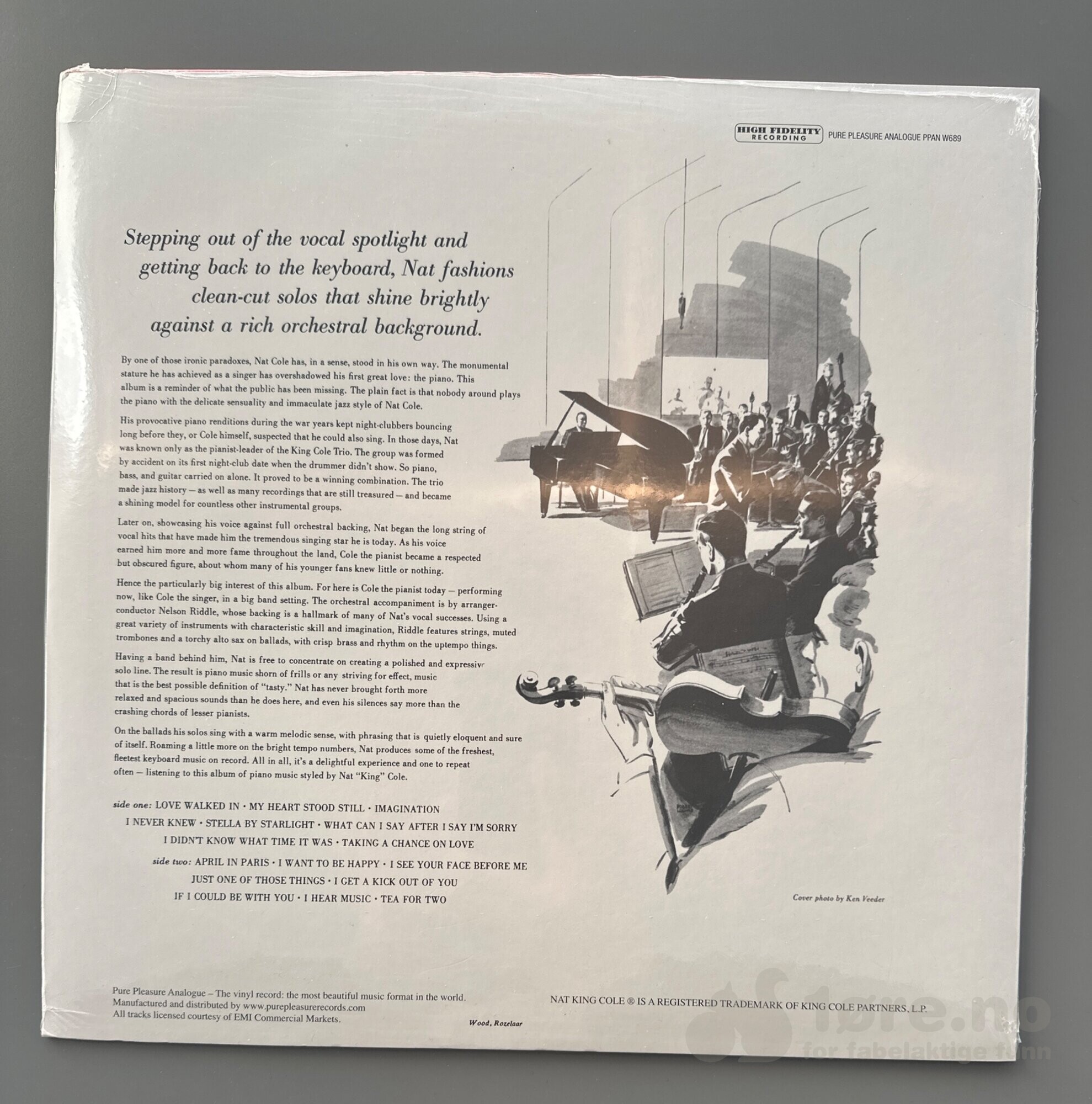 LP - Nat King Cole - The piano style of Nat King Cole, bilde 2
