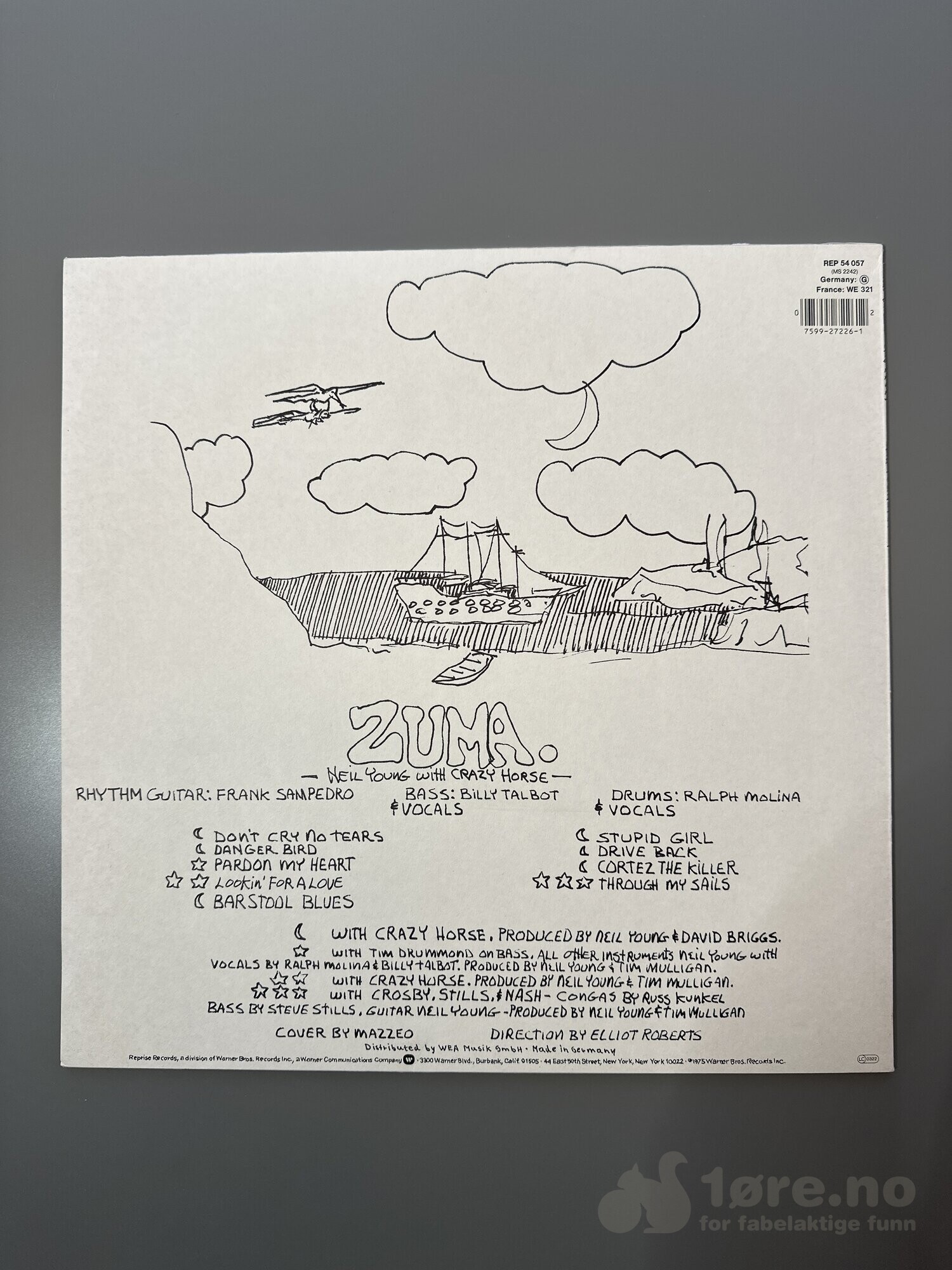 LP - Neil Young / Crazy horse - Zumba, bilde 2