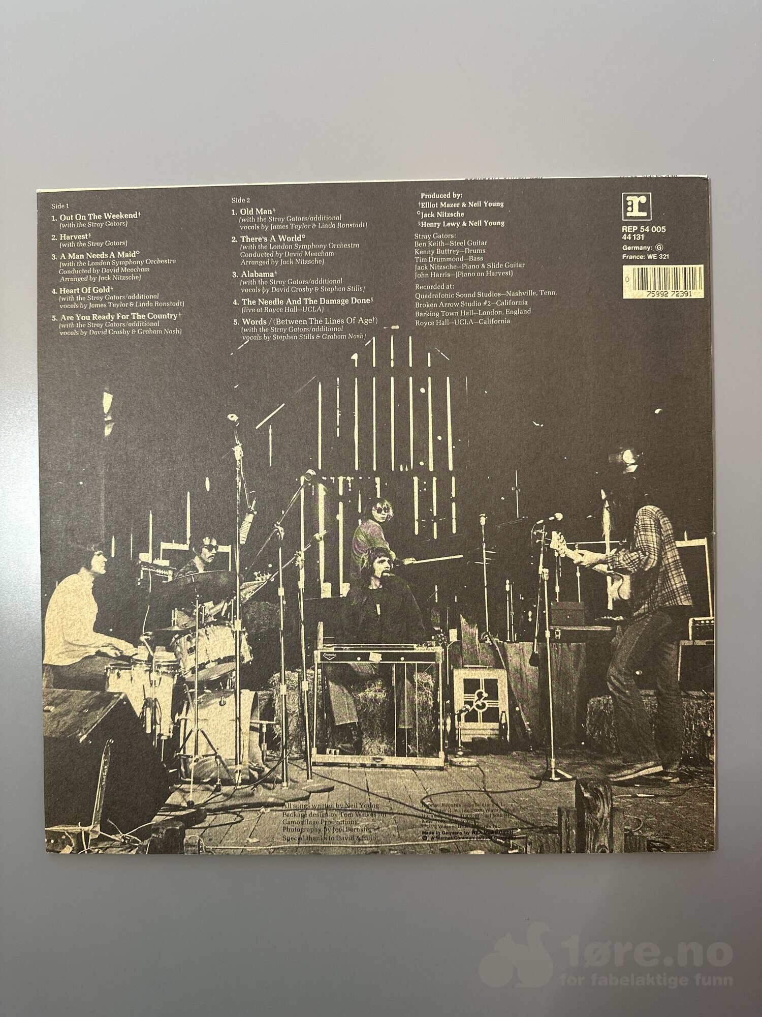 LP - Neil Young - Harvest, bilde 2